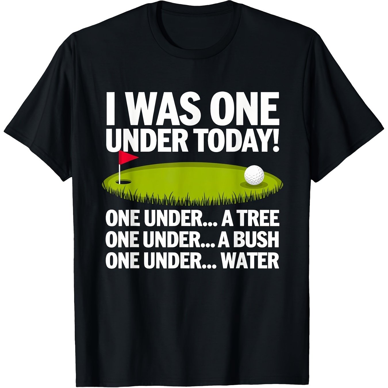 TEMU Golf I Was Today Funny Golfer Golf Lover T Shirt Printed Shirts-unisex Holiday Gift Casual Outing 2026 New Style T-shirt 180g
