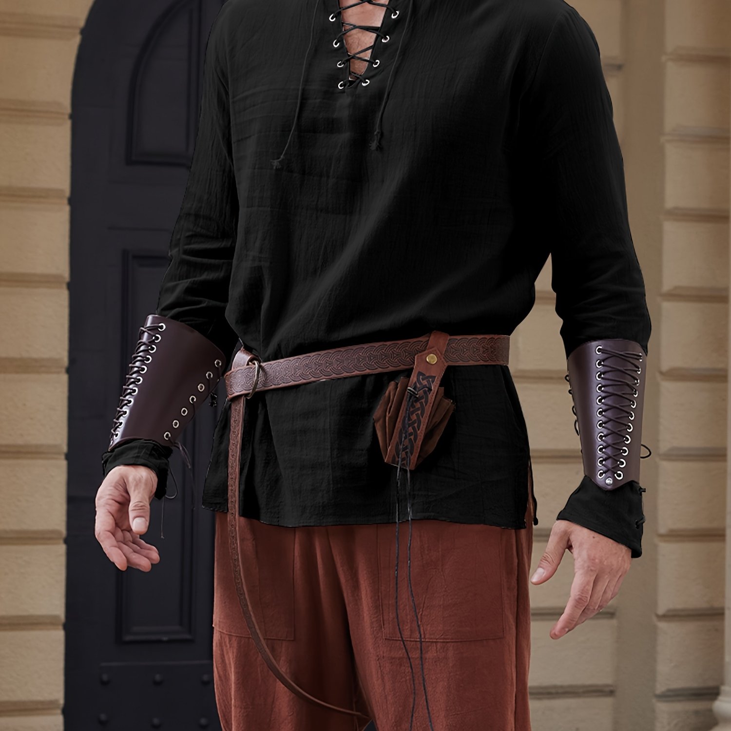 item picture mens shirt medieval tie long sleeve shirt holiday evening party attire