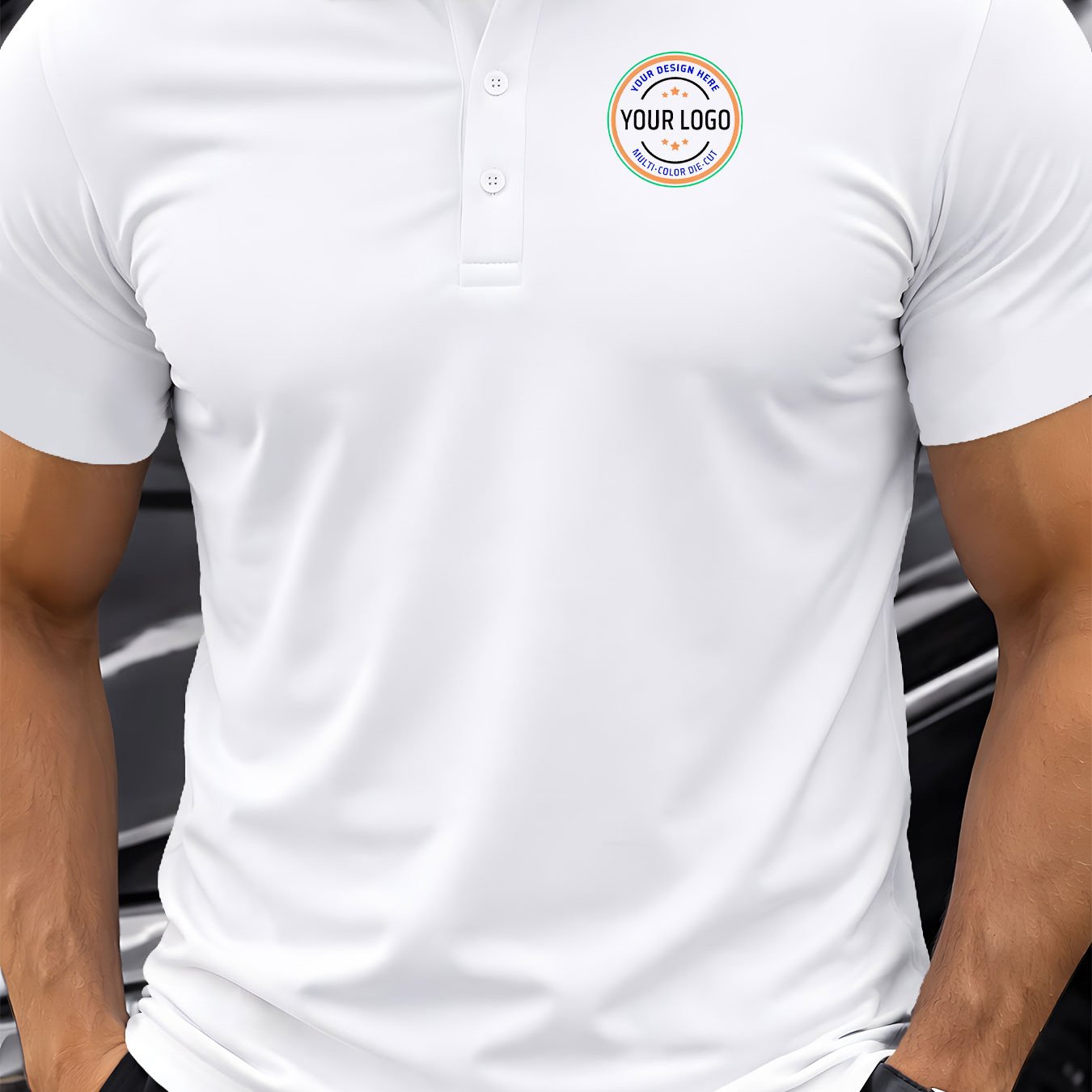 TEMU T-shirt personalizzata stile casual �� Aggiungi la tua foto/selfie, tessuto e traspirante, stile casual a maniche corte con , regalo per per ,
