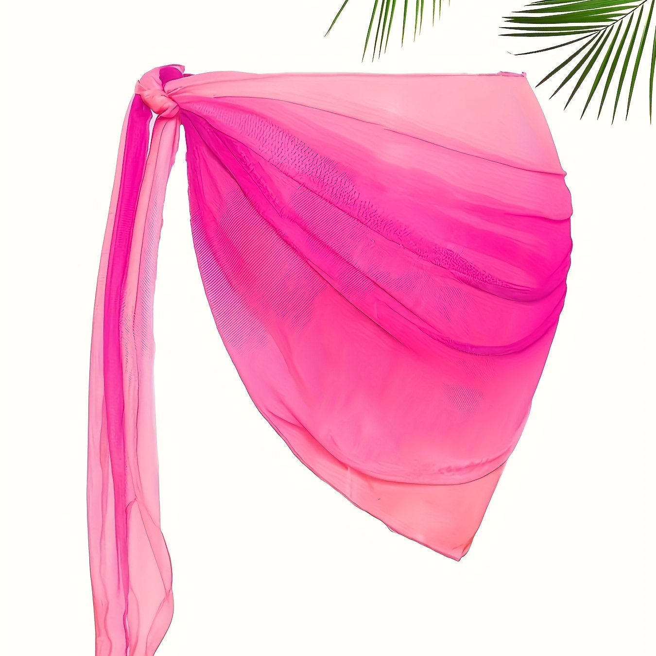 E-shop Damen Wrap Rock mit Farbverlauf, Strand Haltröckchen