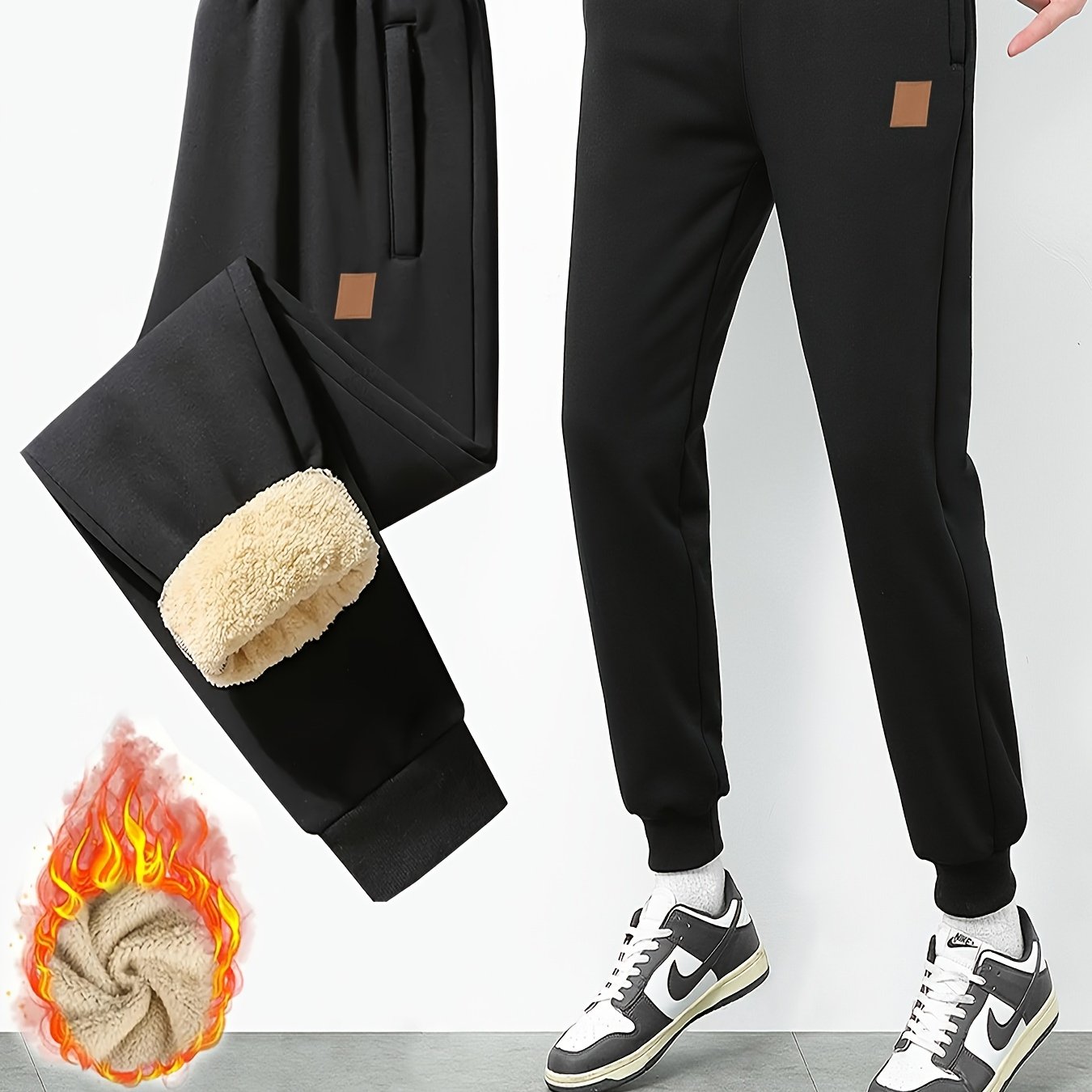 Boys' Fleece-lined Thermal Pants, Outdoor