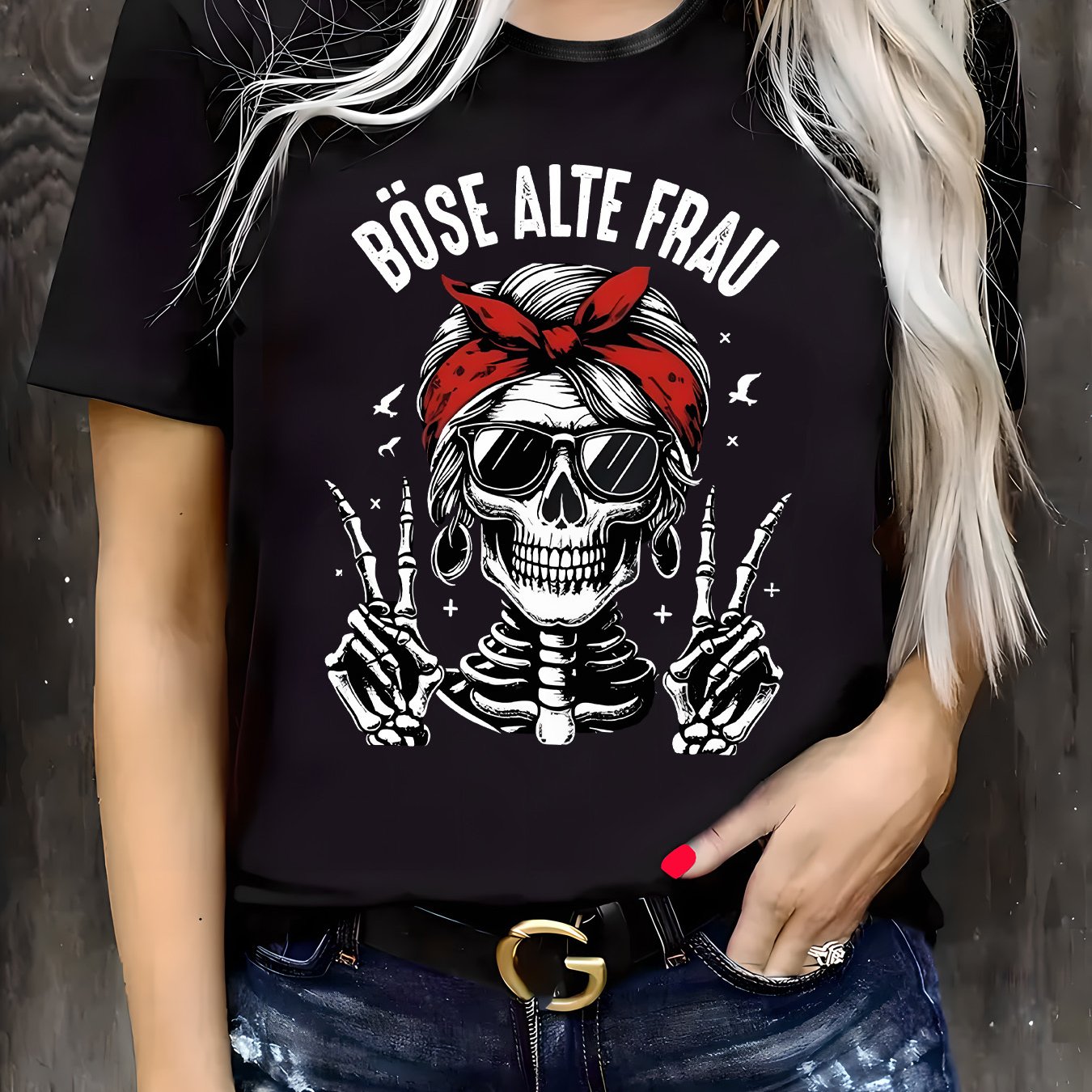 Design For Women's Graphic Print Short Sleeve T-shirt, Casual Summer Top With Medium Stretch And Round Neck, Regular Fit Tee Machine Washable, Comfortable And Durable Fabric For Ladies' Casual Wear