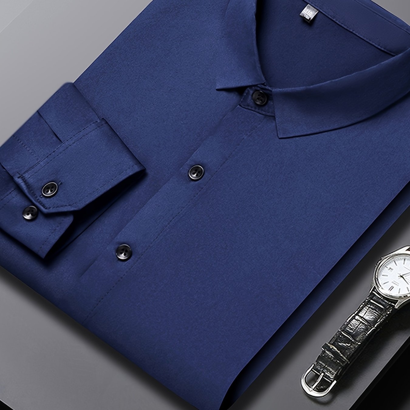 TEMU Men's Casual Long Sleeve Soft And Comfortable For Spring And Autumn, Stylish To Wear