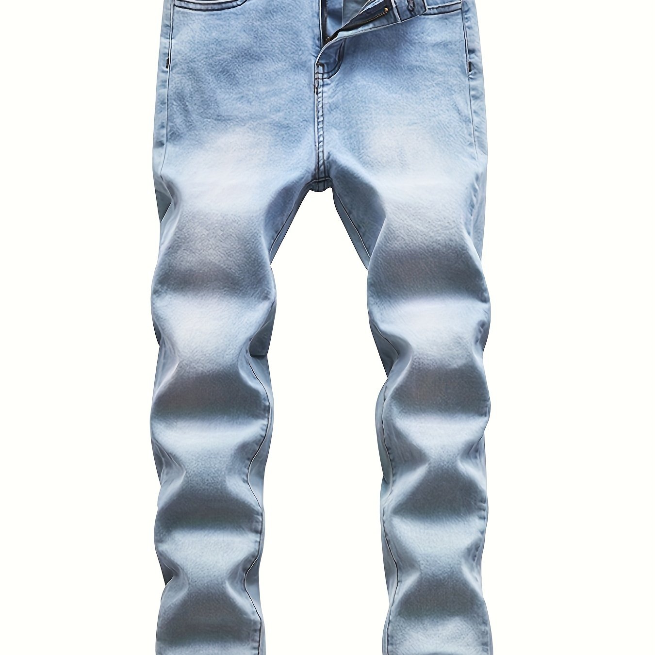 Boys' Basic Casual Light Blue Straight Jeans