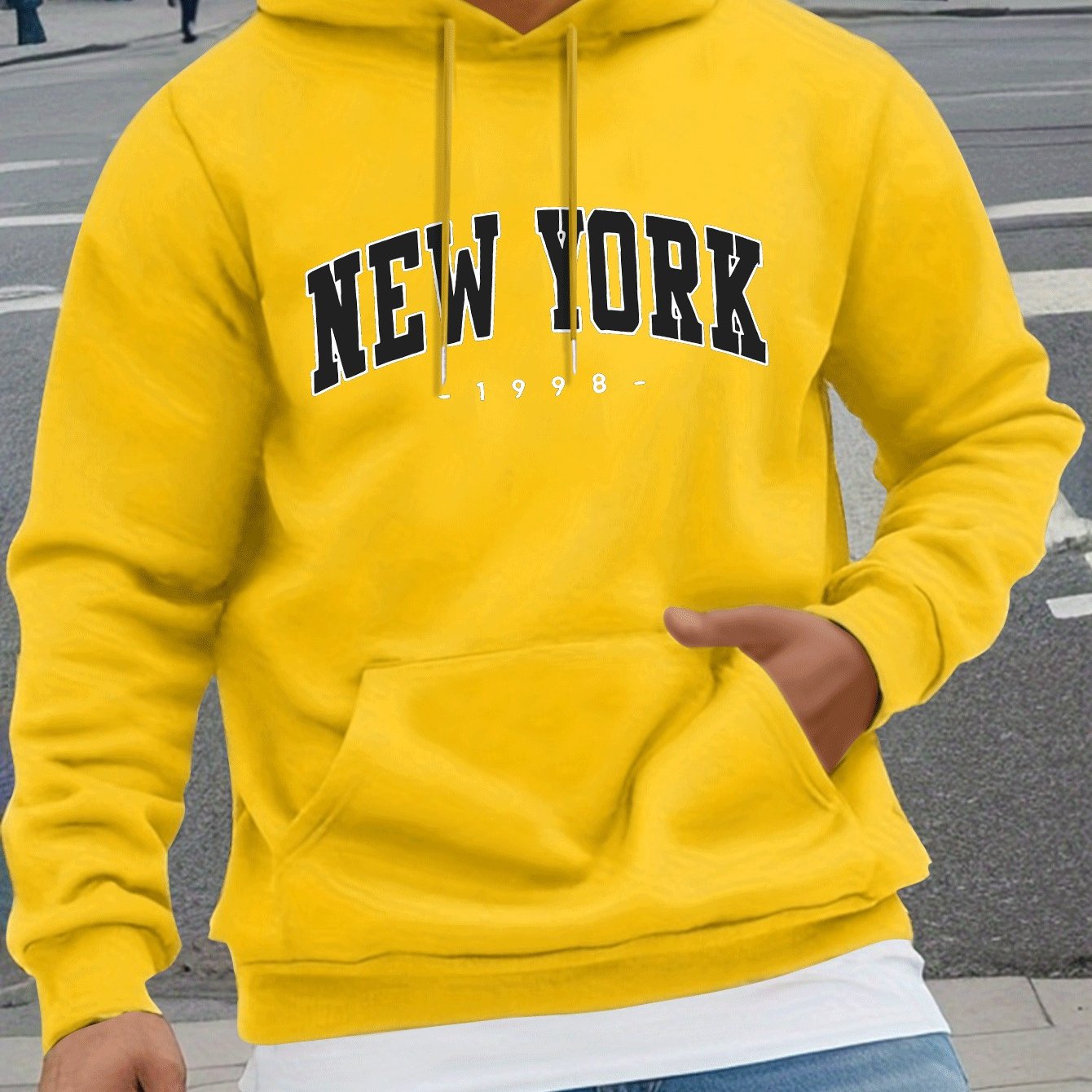 TEMU Felpa con cappuccio da , stampa, casual e confortevole, felpa con cappuccio a maniche lunghe , top versatile casual per inverno