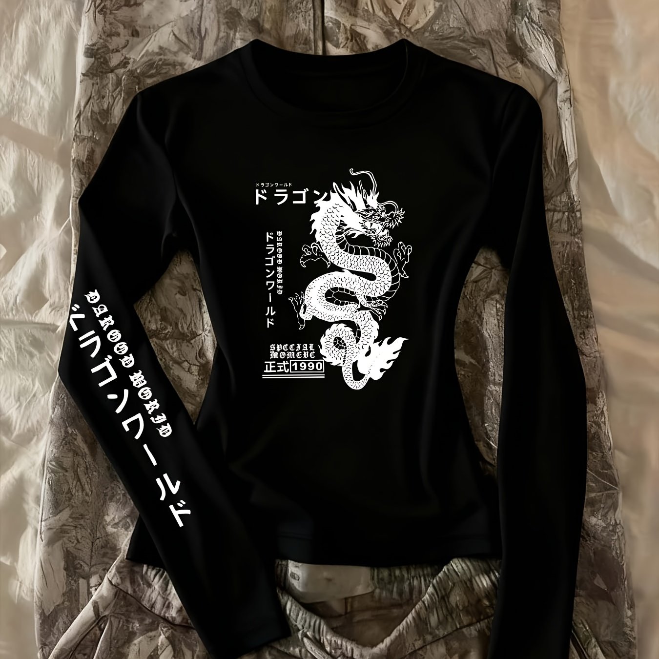 TEMU A Women's Casual Top, European And American Ins , Easy, Spicy, Cool Trendy Brand Y2k Dark Gothic Totem Letter Multi-printed Pattern Short