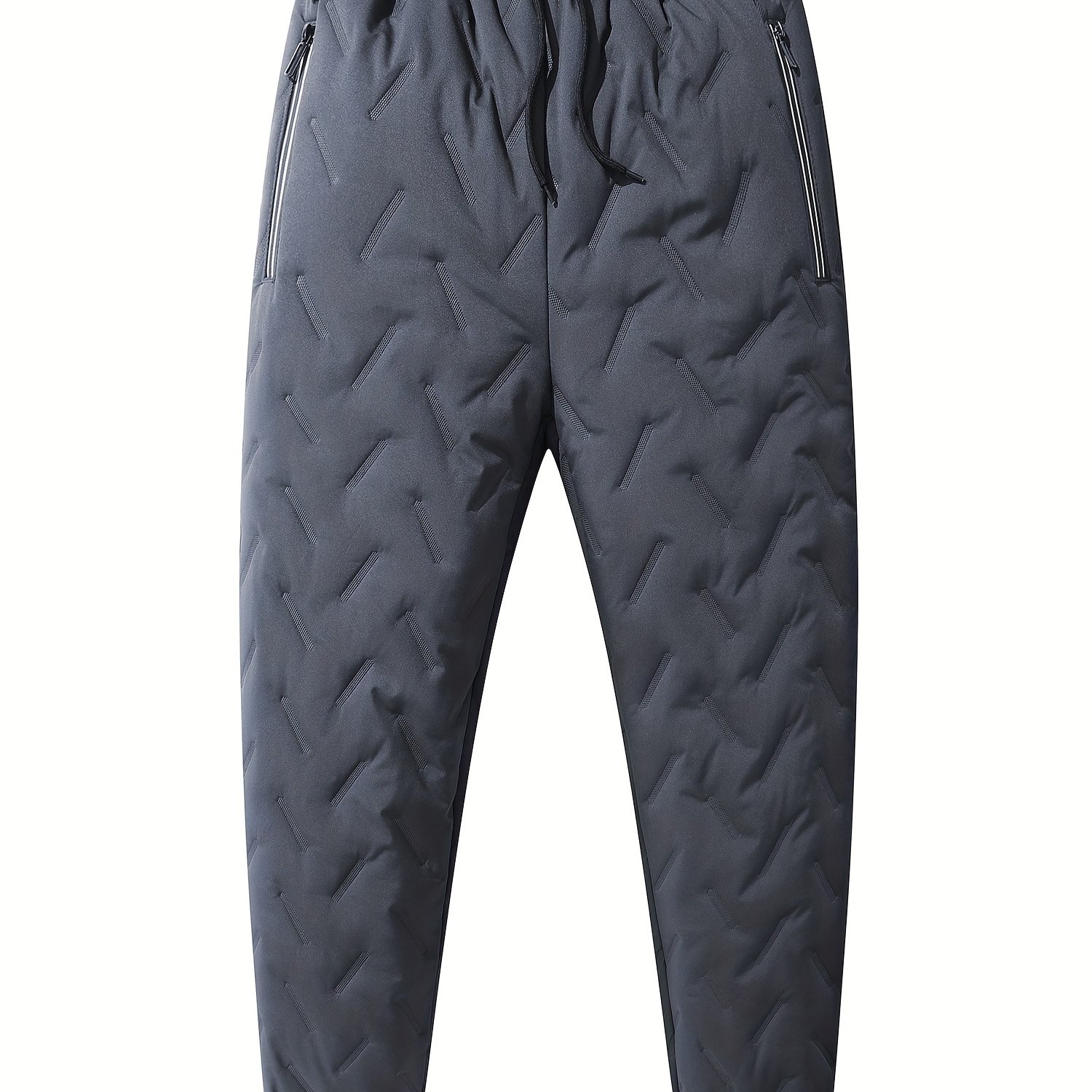 Image of Boys' Pants Fleece-lined Thickened Clothing Autumn Winter Style Kids Outdoor Sports Trousers Boys' Toddler Elastic Waist Mid-big Kids Tapered Pants Suitable 4-12, For Outdoor