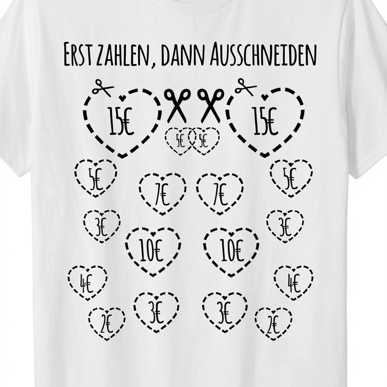 Image of Hen Party First Numbers Cut Out Jga T-shirt