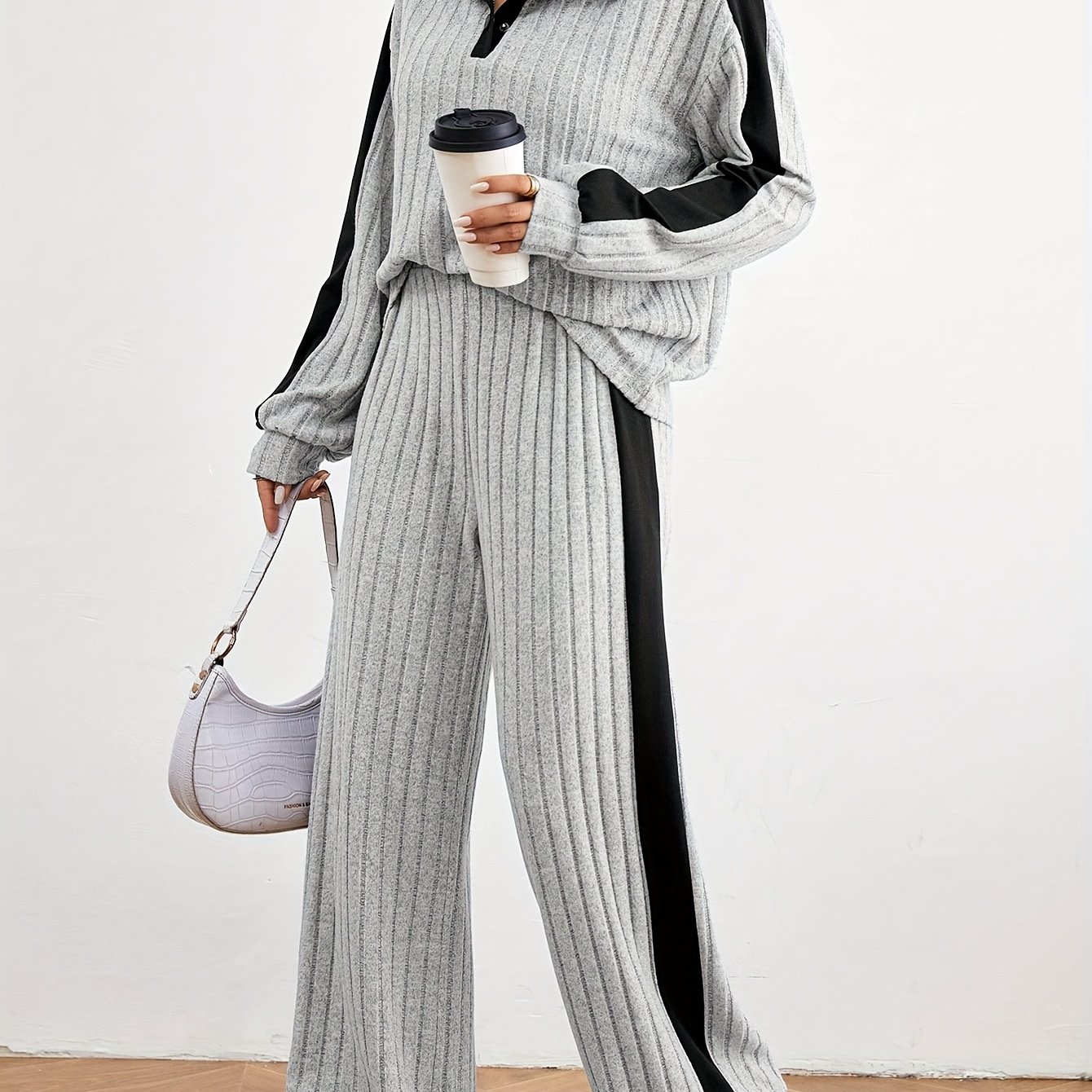 E-shop Damens Fashion Casual Sweatshirt-Set
