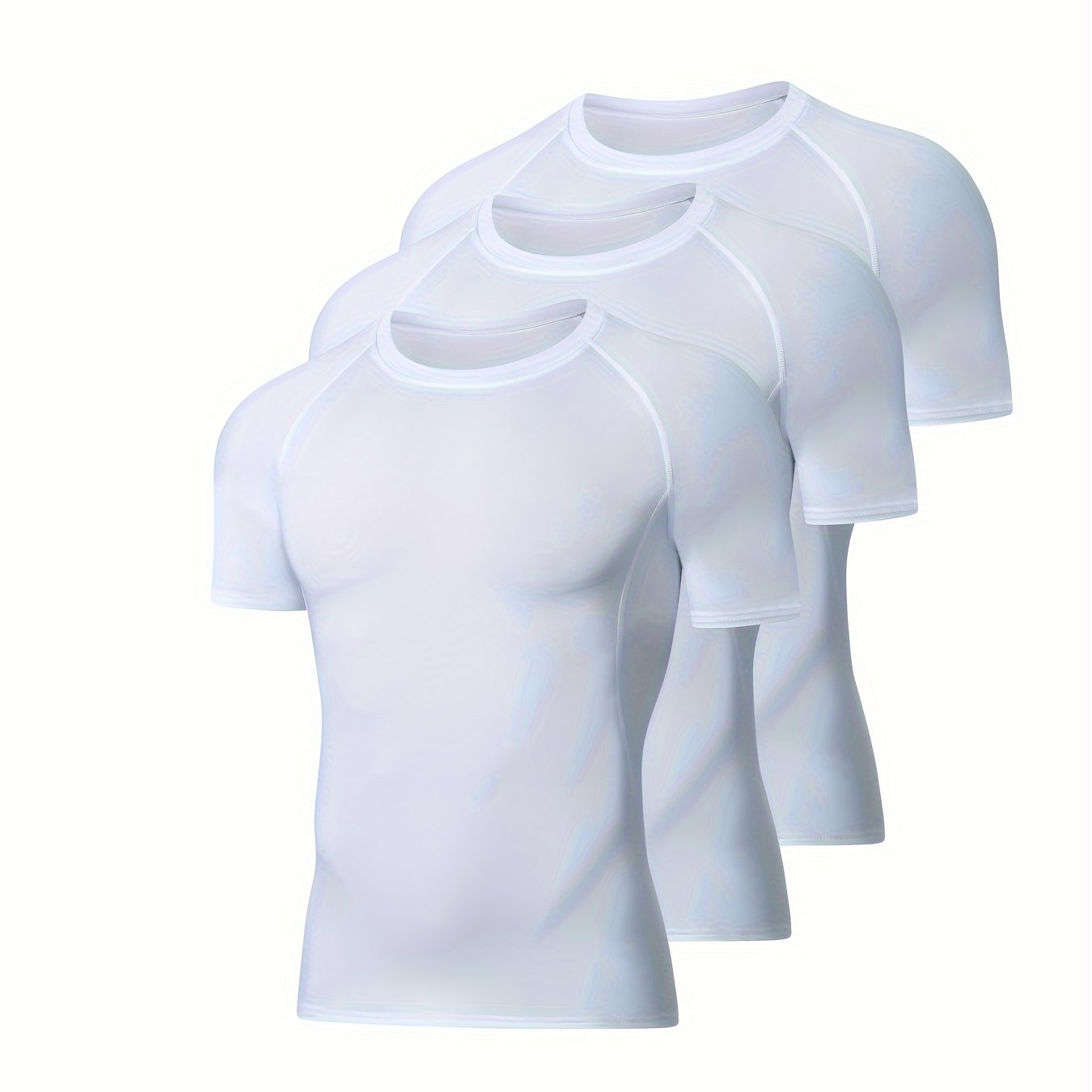 White Elite Short Sleeves (3-pc)