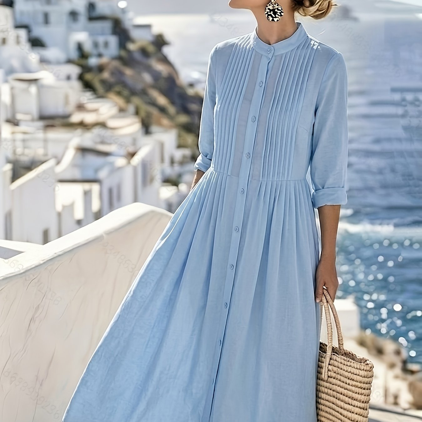 item picture fashionable elegant and relaxed long dress for casual commuting and dates