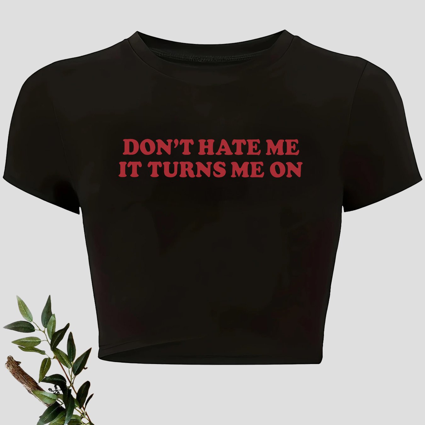 TEMU Women's Y2k Short Cropped T-shirt With " Me If" Print - Short Sleeve Round Neck Short Length Top, Medium-stretch Casual Summer Tee Suitable For