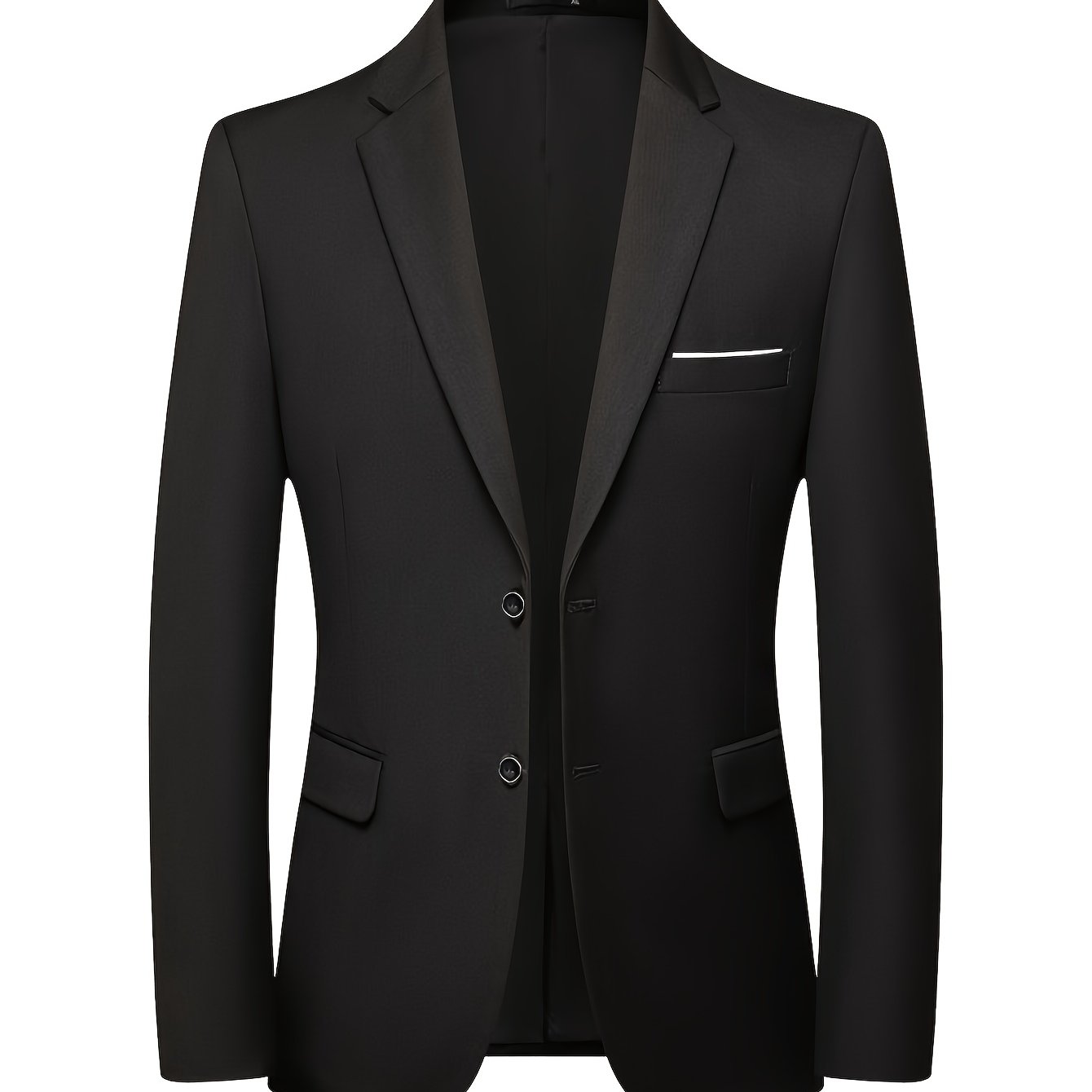 TEMU 1pc Single Men's Suit Jacket - Business Professional Formal Suit/ Spring/autumn Slim-fit Men's Suit/ Office/ Party/ Wedding/ Banquet Business