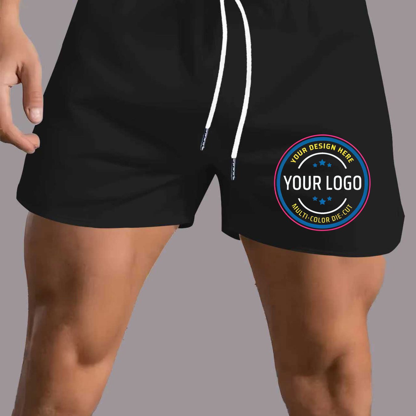 TEMU Customizable Men's Quick-dry Shorts, 6 Colors , Print Style, Quick-dry, Athletic Style, Fashionable And Versatile, Suitable For Outdoor
