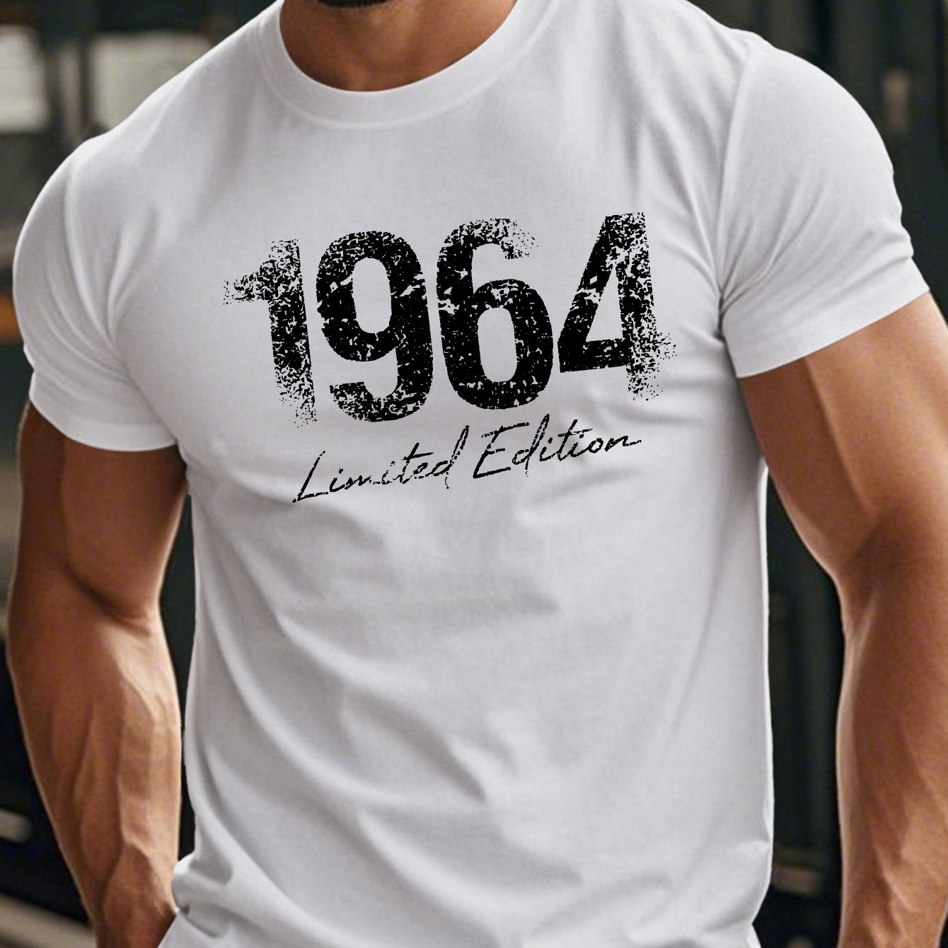 TEMU 1964 Edition Men's Short Sleeve T-shirt Summer T-shirt Top
