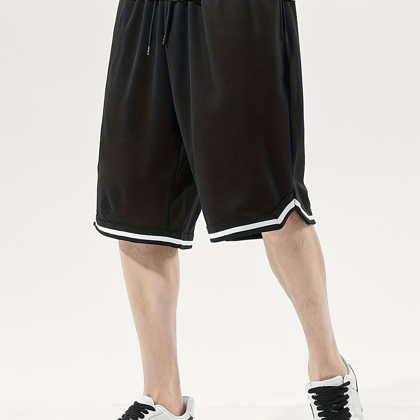 Plus-size Men's Summer Casual Sports Shorts, Loose-fitting Five-point Shorts, Plus Size
