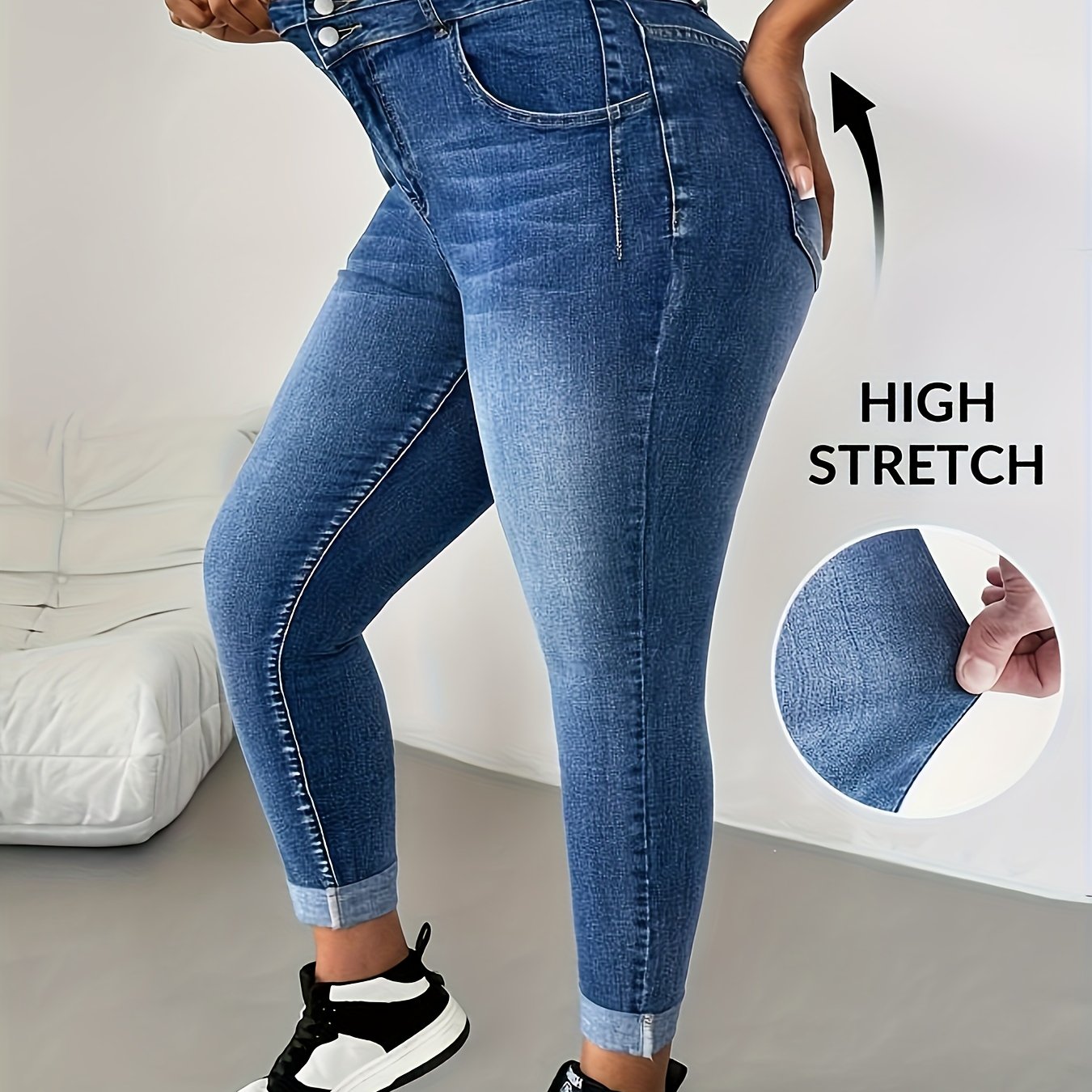 Stretch Ankle Jeans