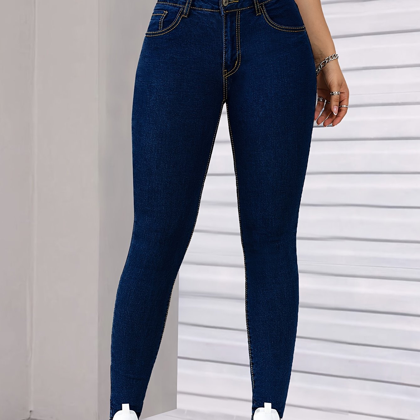 Fashionable And Versatile Stretch Skinny-'s Jeans