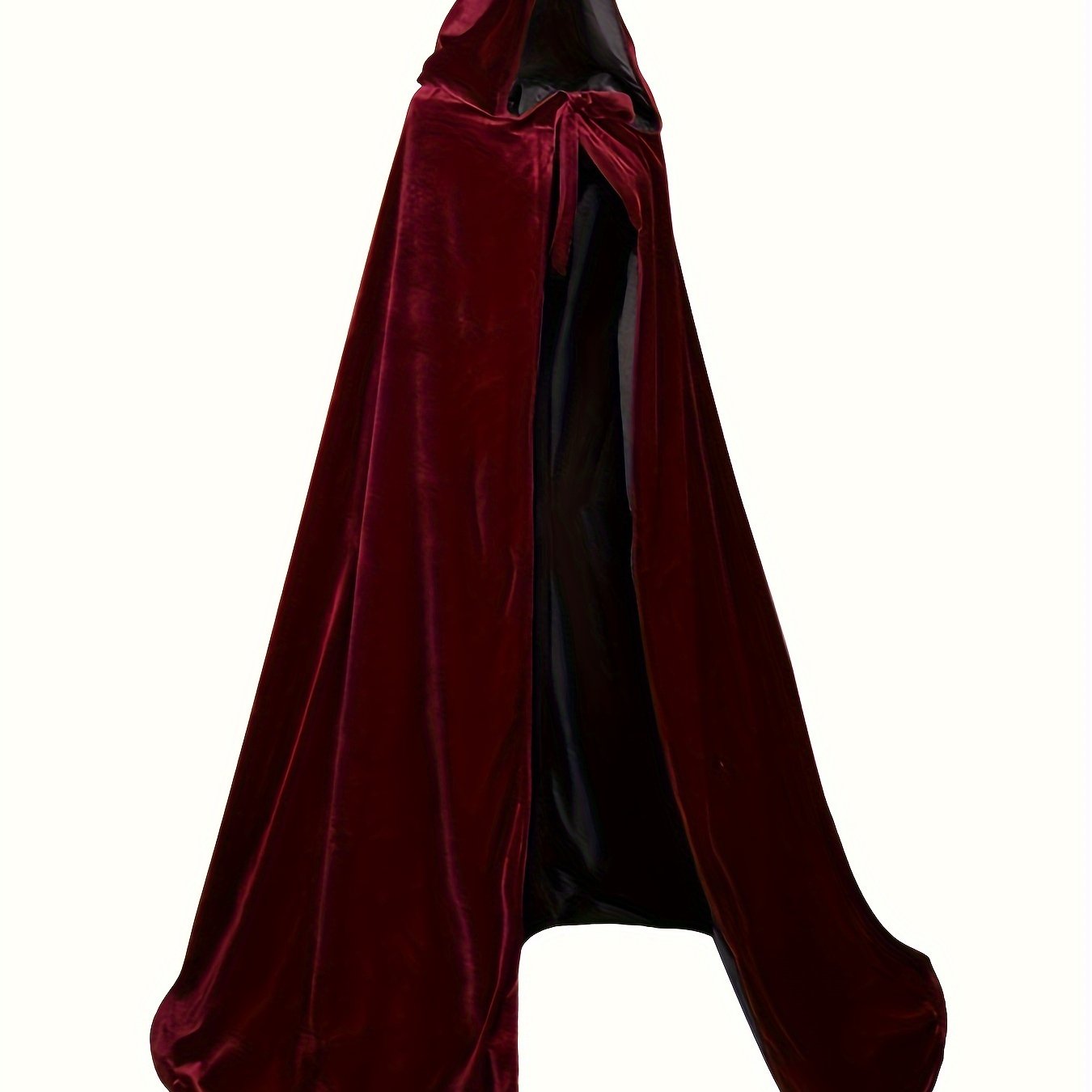 TEMU Halloween Costume Reaper Cloak Cape Devil Hooded Party Reversible Long Cloak Costume