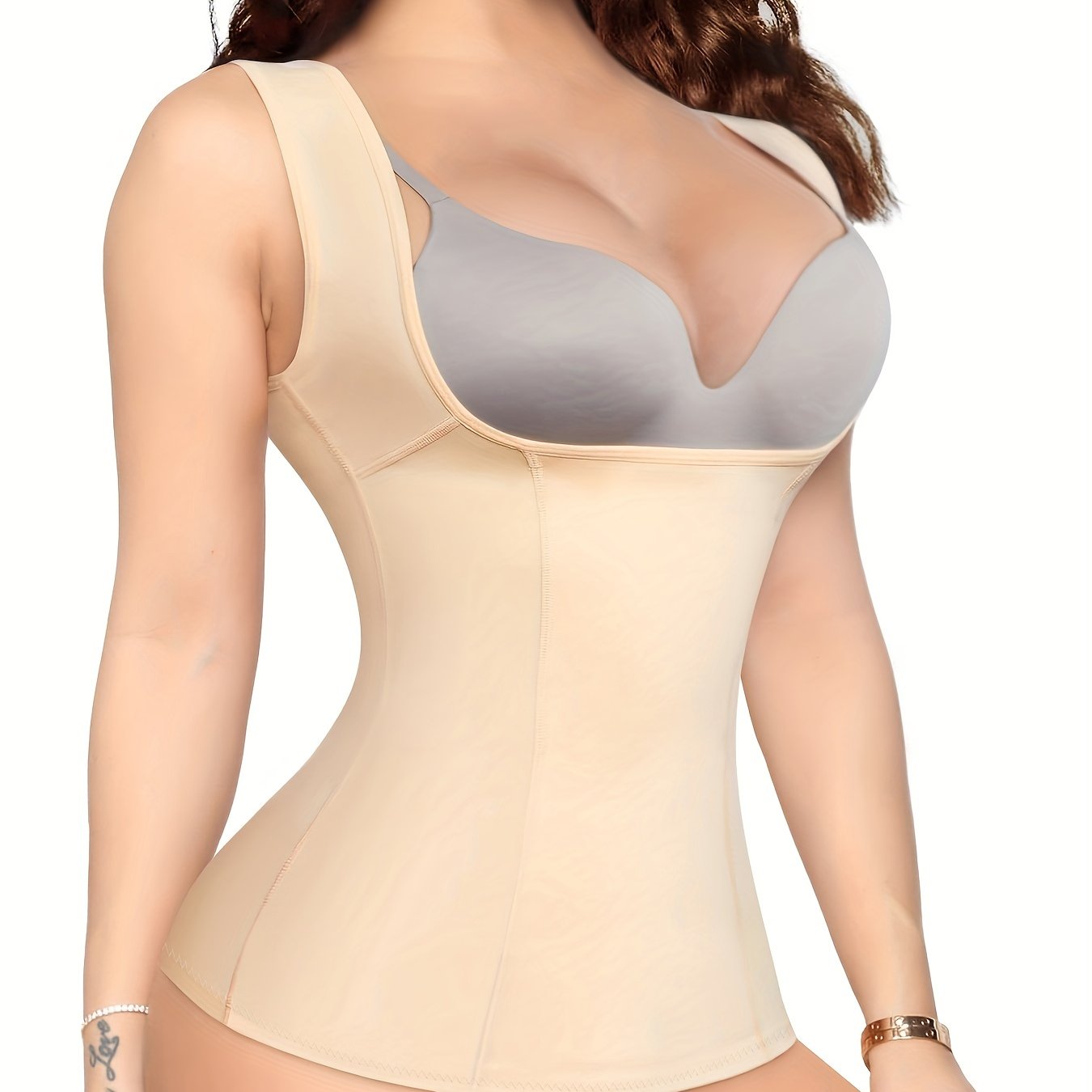 SCARBORO Seamless Shaping Vest, Comfy Tummy Control Compression Basic  Shaper, Women's Underwear & Shapewear