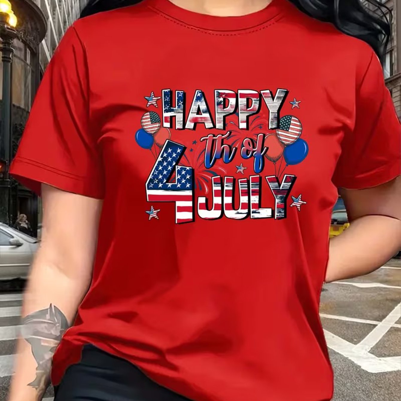 TEMU Y2k Color Aesthetic Men's Printed T-shirt, Loose Casual Top, Breathable And Versatile Round Neck Short Sleeved Shirt, Easter Birthday Gifts And