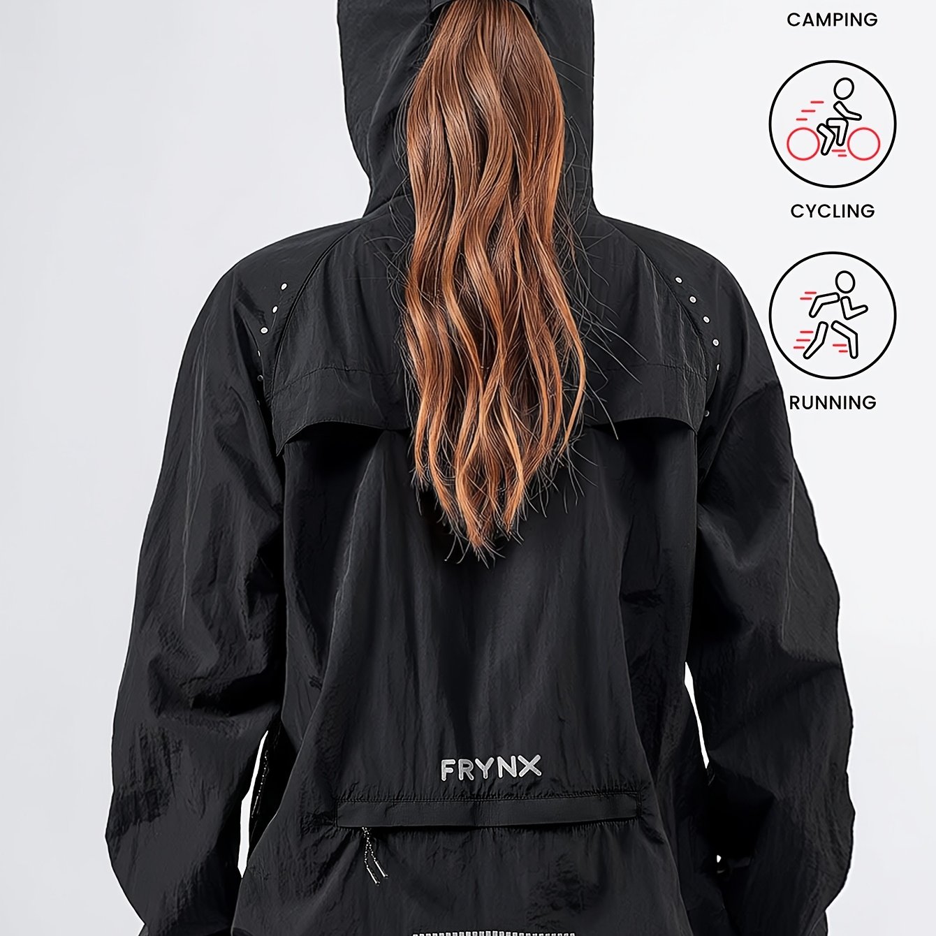 E-shop Sommer Damen Outdoor Ice Schnelltrocknende, ultradünne Jacke, Reißverschluss-Tasche, leichte Sportjacke, geeignet für tägliche