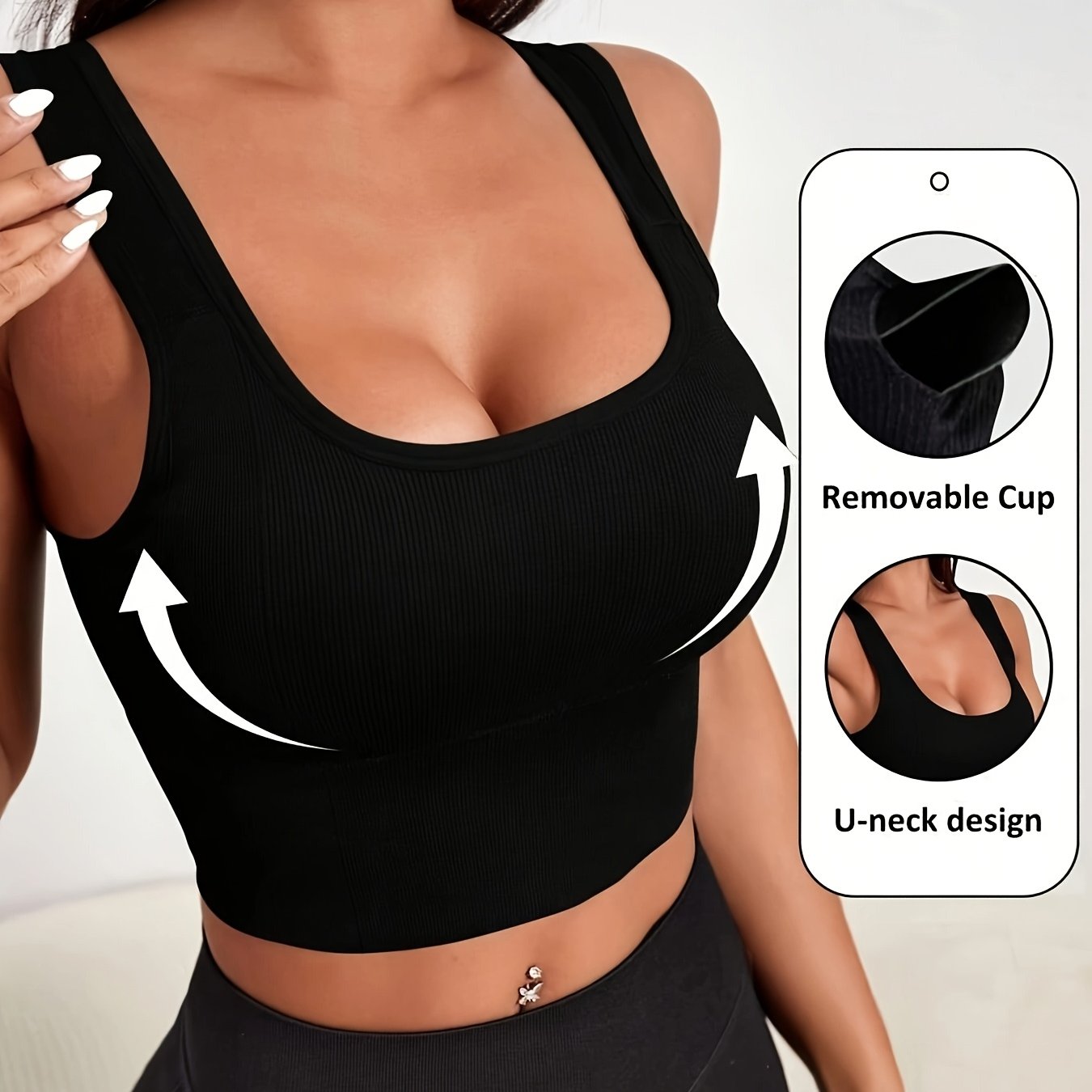 Women's Sleeveless Shoulder Strap Blazer-style Short-sleeved Basic Blouse For Spring And Summer Women's Wear. New Style, Easy And Fashionable. Suitable For Fitness, Yoga, Running, And Exercise
