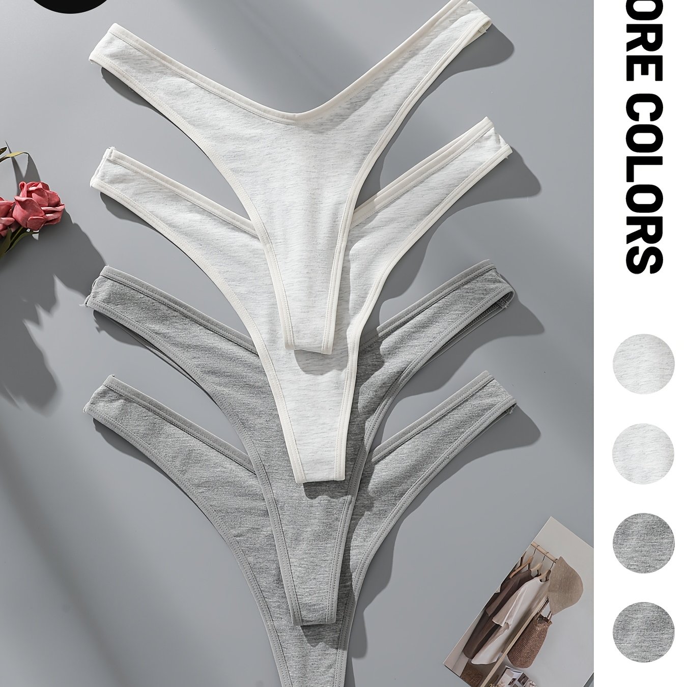 TEMU 4-pack - Comfortable Nude Feel Women' Size Panties, 1pc , Standard Size Sheer -like Feel, Invisible And Breathable Base Layer Panties