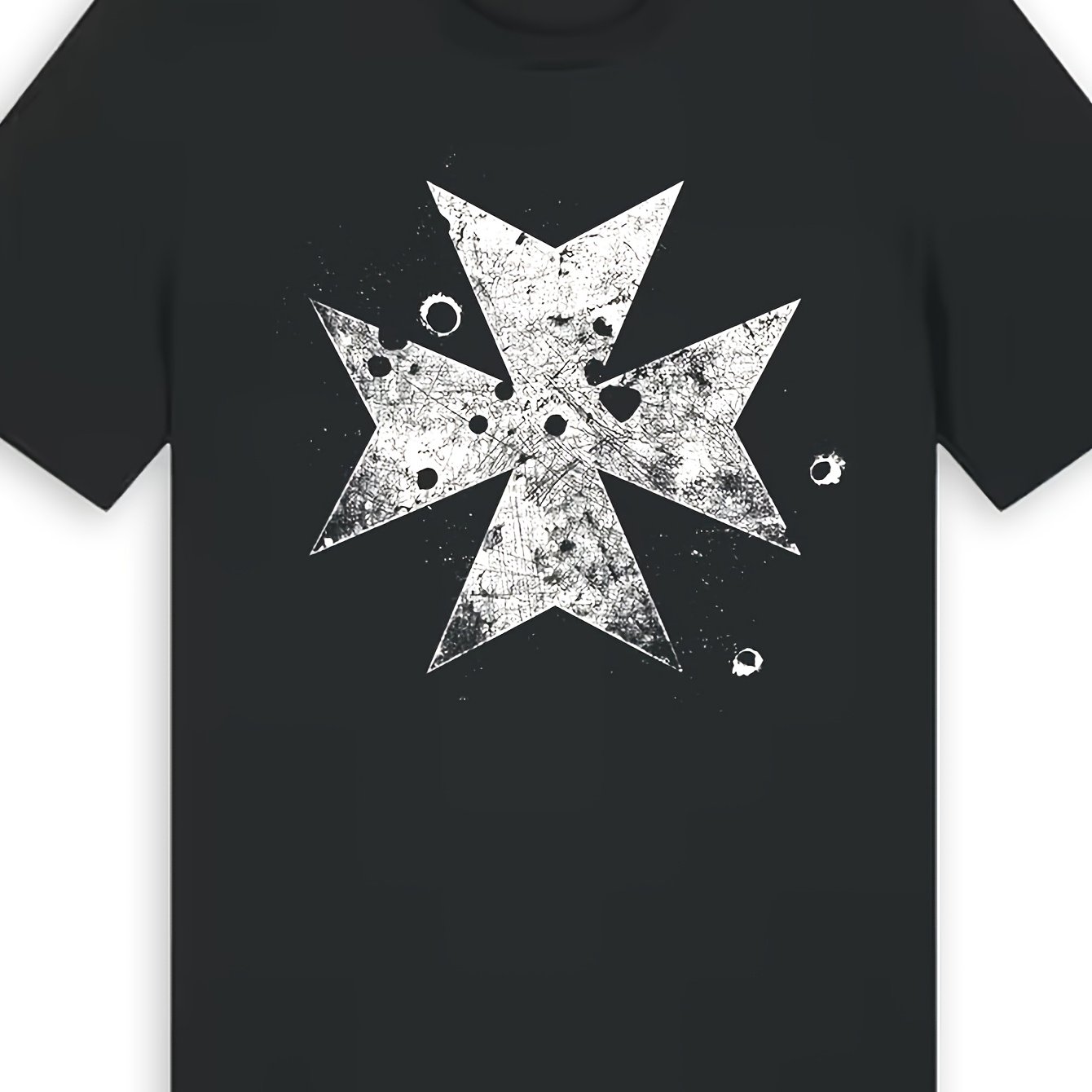 40, 000 Black Templars Battleworn T-shirt For Men, Ideal For Casual Wear At Home, Outdoors, Work, Or As Gifts For Special Occasions Like Birthdays, Valentine's Day, And Mother's Day Ava