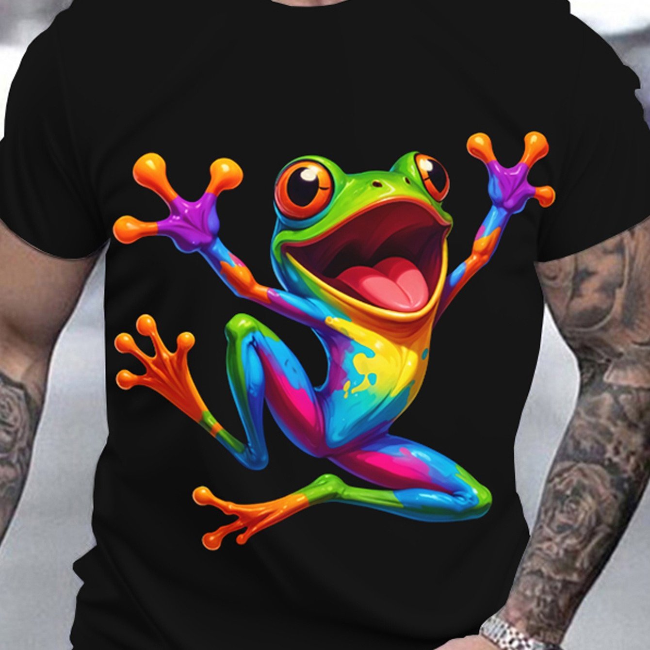 TEMU T-shirt Round Neck 100% Cotton T-shirt Short Sleeve Women Men Family T-shirt Funny Gift T-shirt Regular Fit Comfortable Stretch Fabric Wear