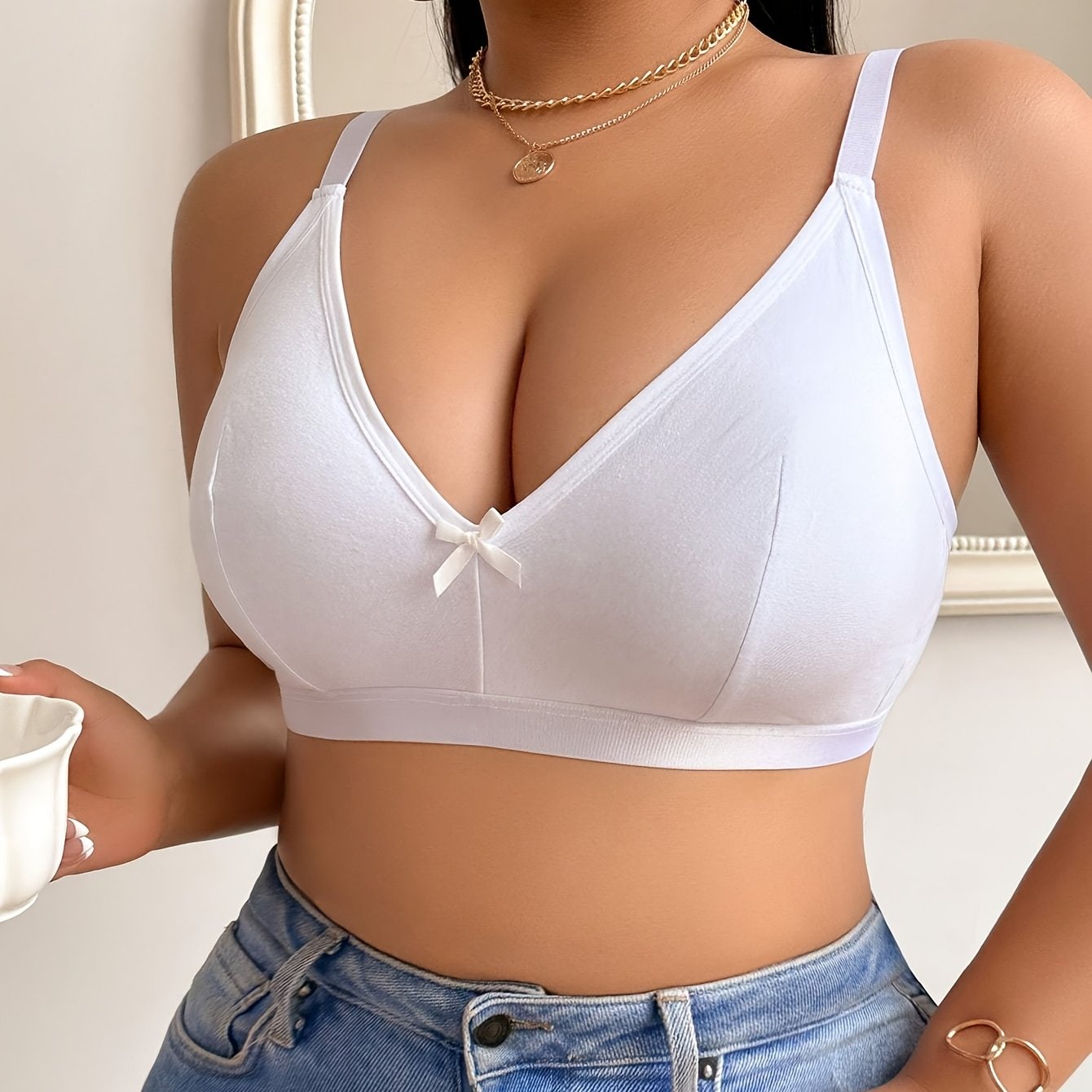 One-pack Cross-border Fashion Simple Comfortable Breathable Bra