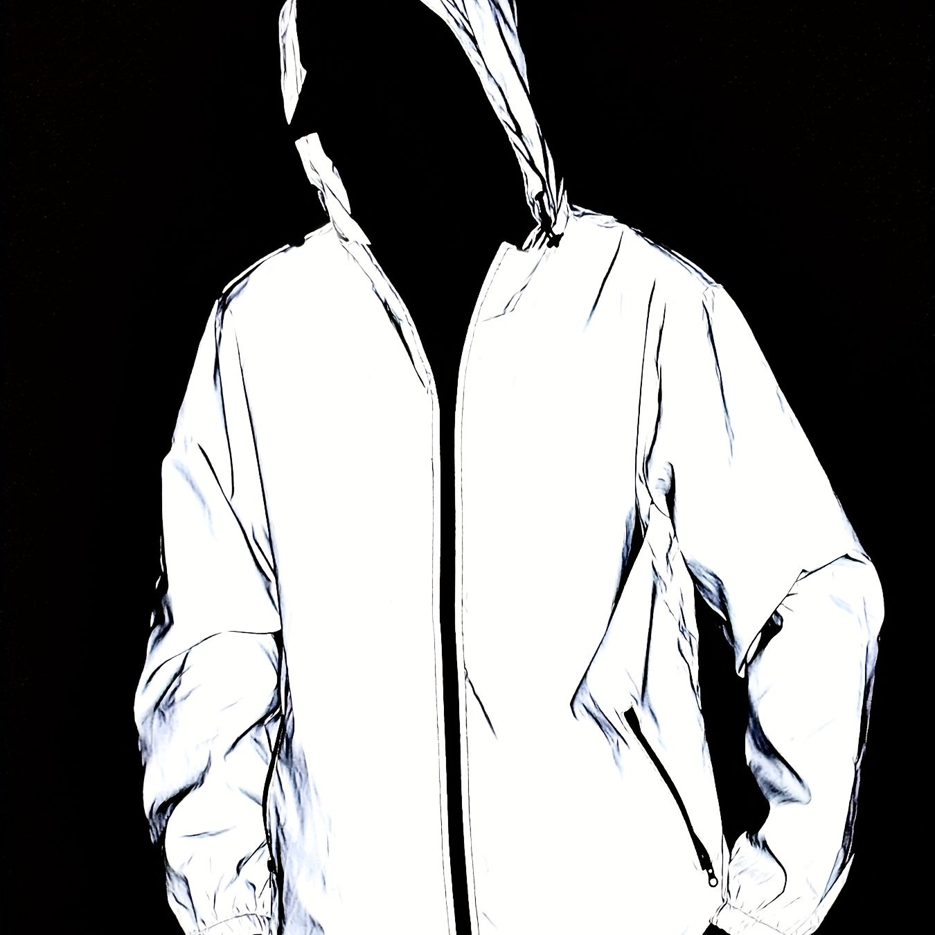 Image of Spring Autumn Men's Hooded Jacket Casual Fashion Outdoor Zipper Cycling Sports Jackets Male Streetwear