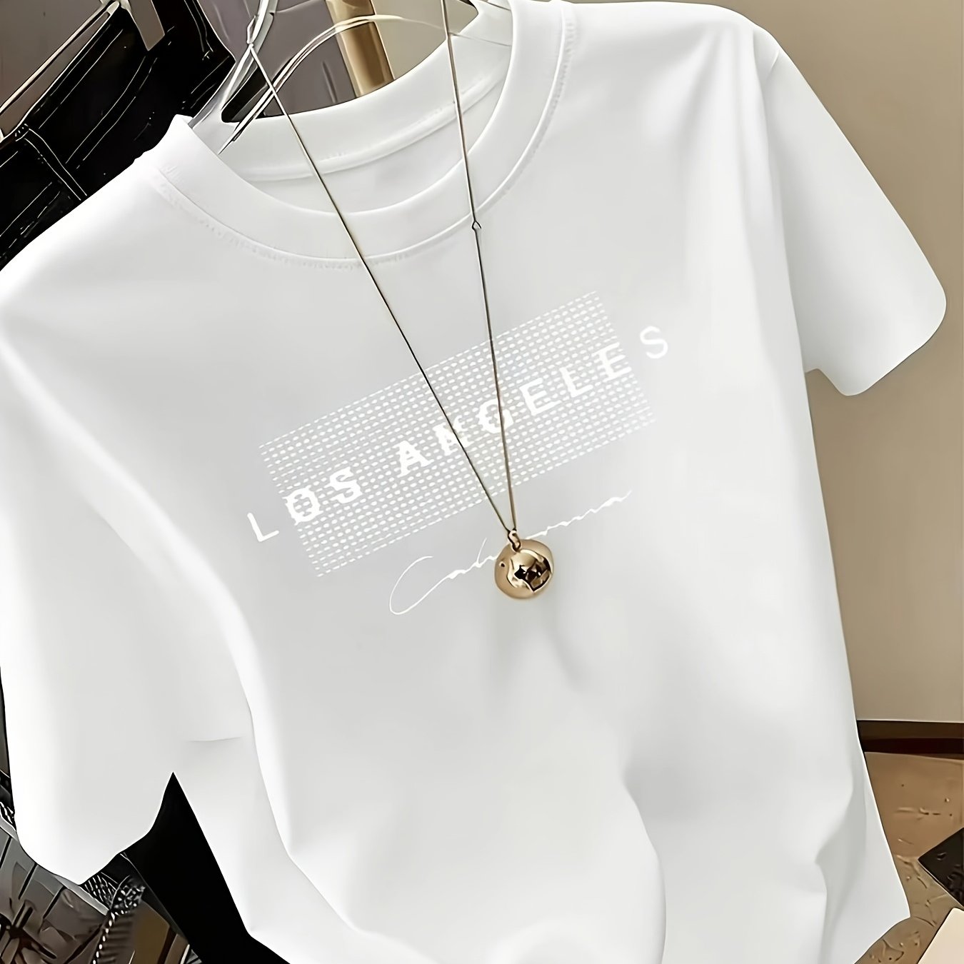 Spring/summer Women's Printed T-shirt, Women's Clothing