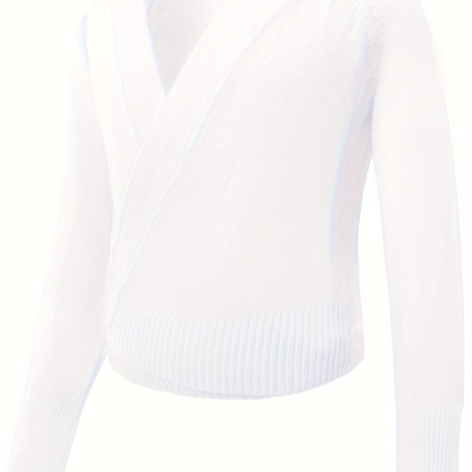 Girls Kids Ballet Wrap Sweater Dance Top Warm Up Coat Gymnastic Long Sleeve Overall For Leotards