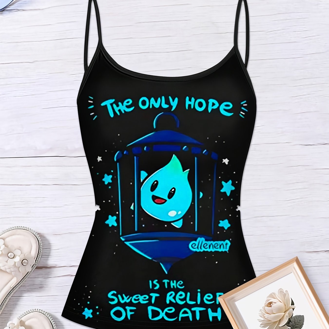 E-shop Kawaii Cartoon Charakter Tank Top für Sommerliche Alltagsausflüge