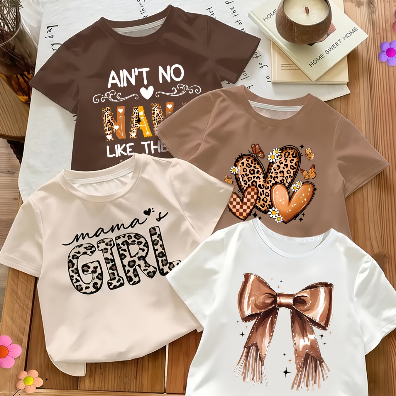 Image of Must-buy During ! 1 Item From The Items. Casual And Stylish Crew Neck T-shirt With Fun Cartoon Print, Comfortable And Versatile, Suitable For Everyday Wear, Fun Graphic T-shirt