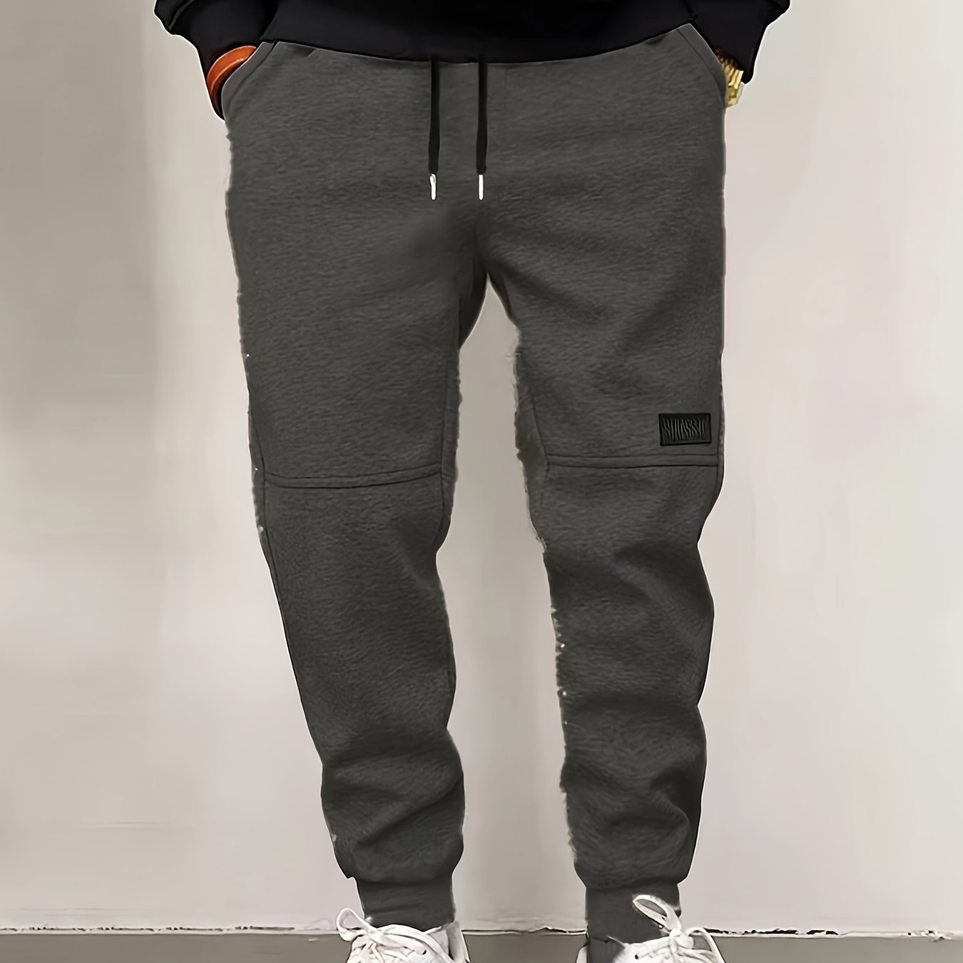 Drawstring Sweatpants Loose Fit Pants Men's Casual Joggers - Temu Austria