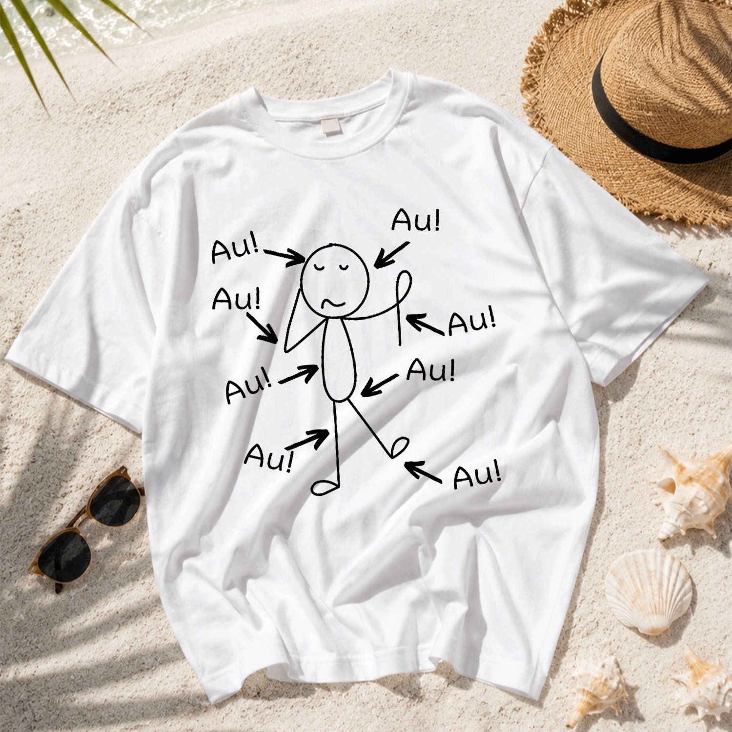 Image of Plus Size - Funny "i'm Getting Older" T-shirt For Men And Women With " Au" And "happy Birthday" - Y2k Oversized Unisex Streetwear For Beach, Photography, And Vacation