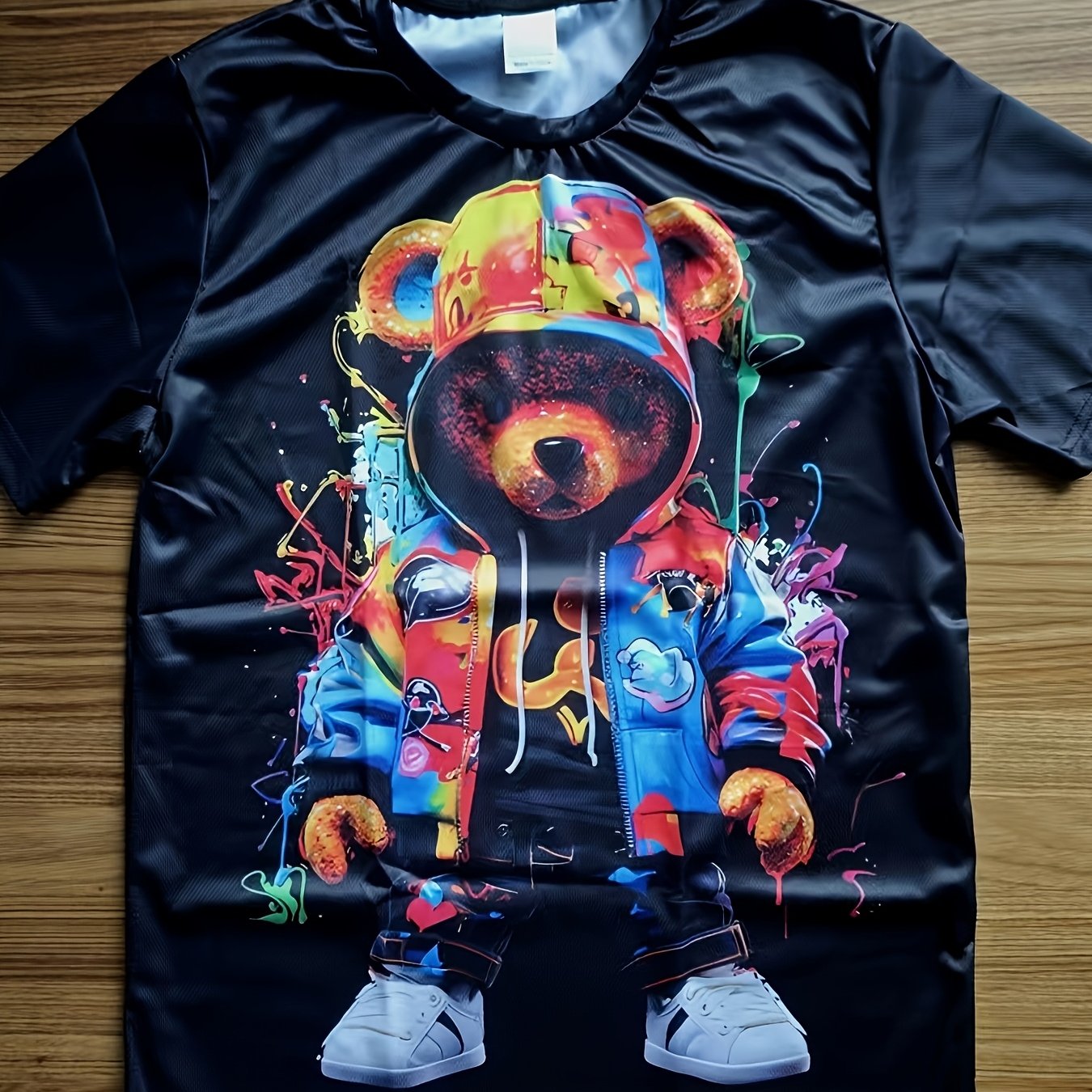 TEMU Novelty Men's 3d Printed Fashion T-shirt