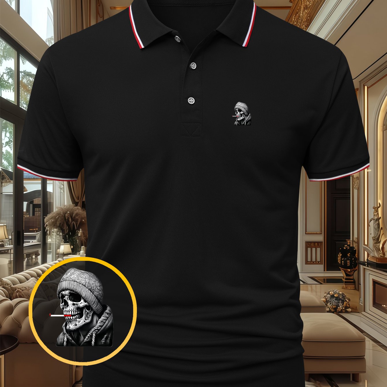 TEMU F1651-xiyan Plus-size Men's Short-sleeve Shirt, Suitable For Outdoor Golf, Equestrian,, Mountaineering, Fishing, Camping, Beach, And Outdoor