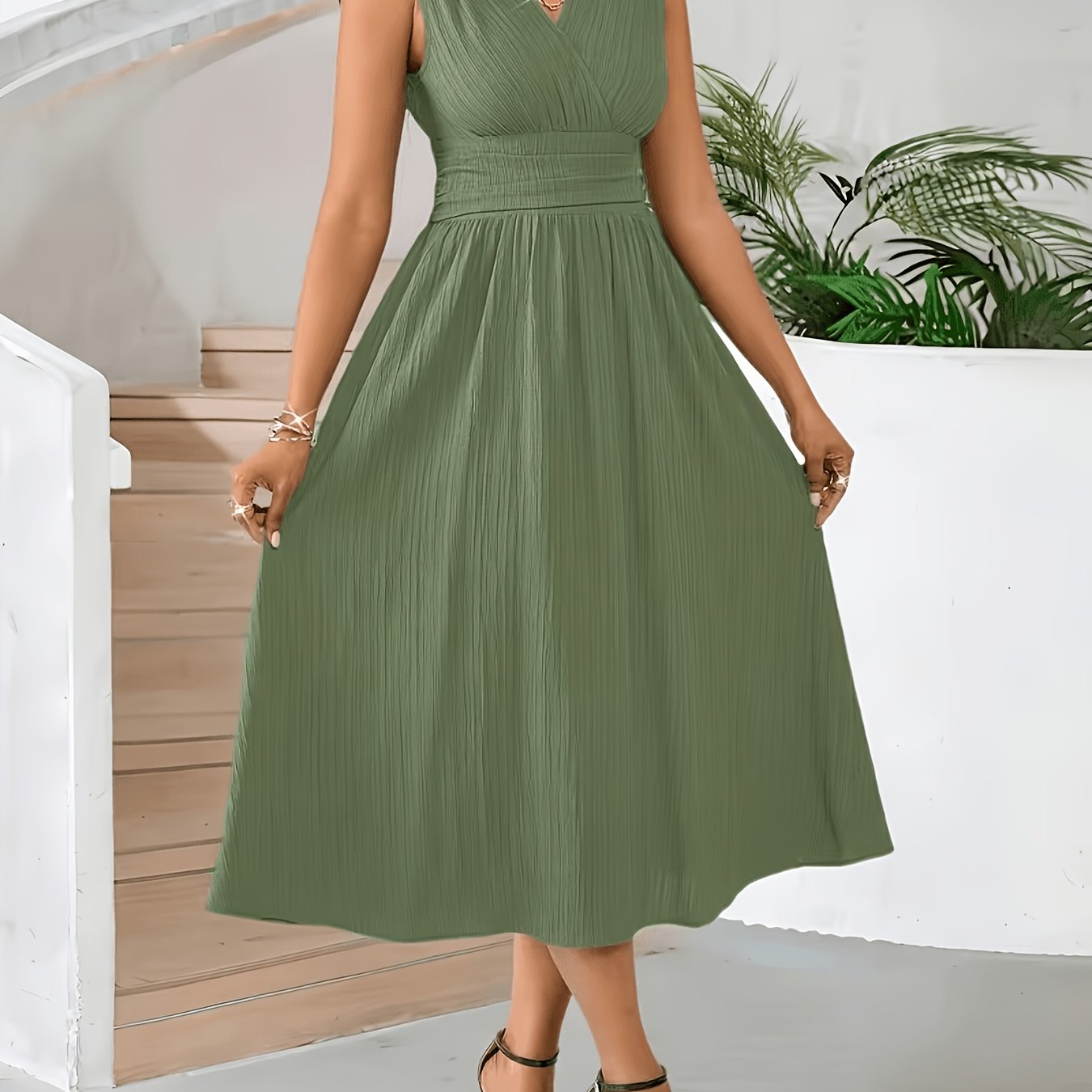 TEMU Women' Color Dress