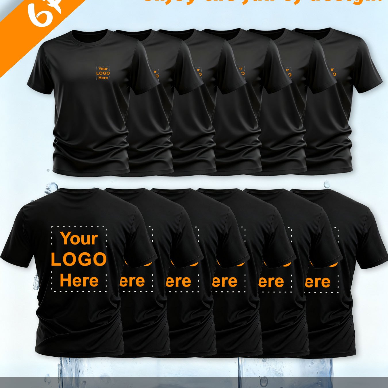 TEMU 6pcs Men's Quick-dry Athletic T-shirts - Logo/graphic Back & Chest, Moisture-wicking Breathable Lightweight Workout Shirts Suitable For Running,