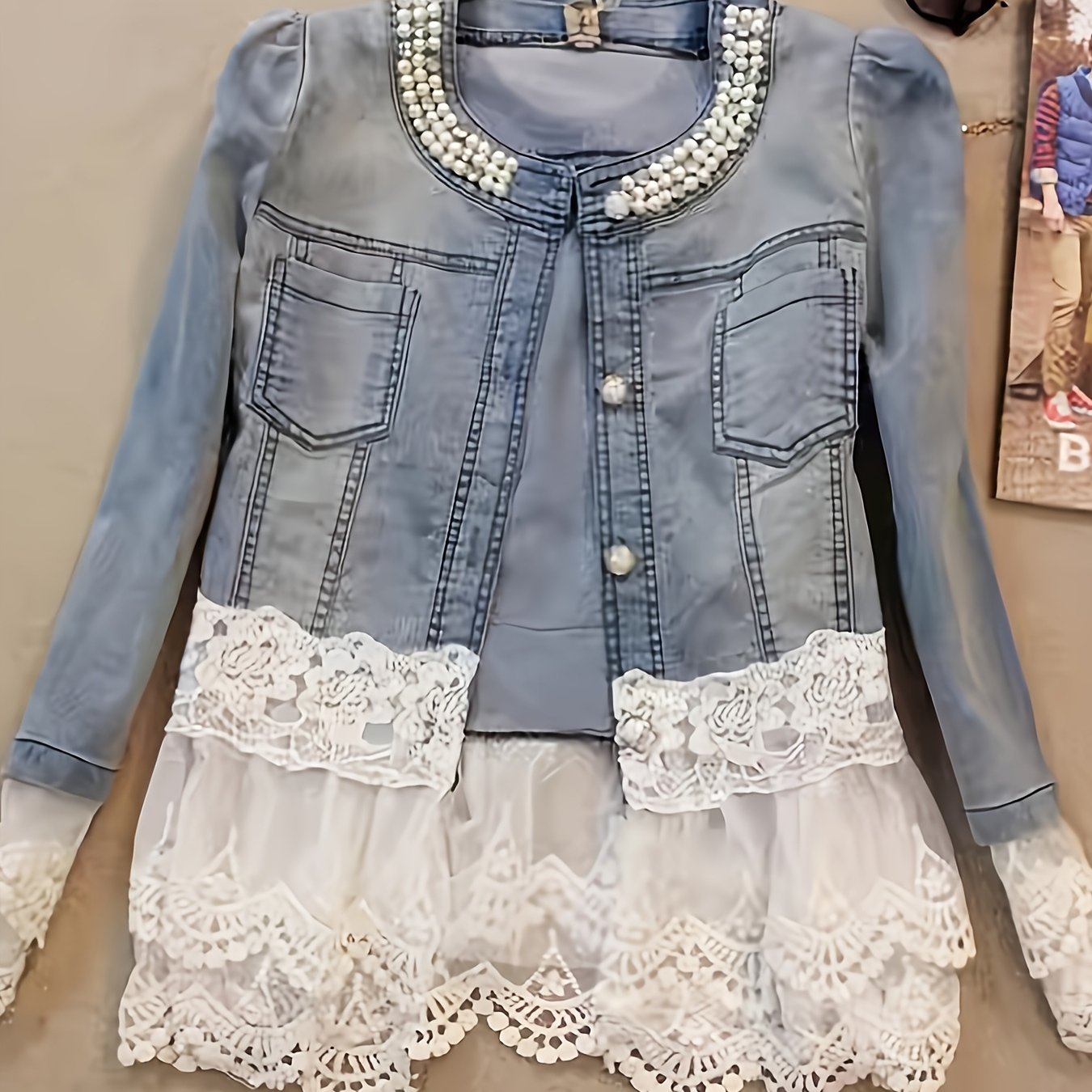 Plus Size - Plus Size - Women's Jacket Fashion Chiffon Slim Casual Size