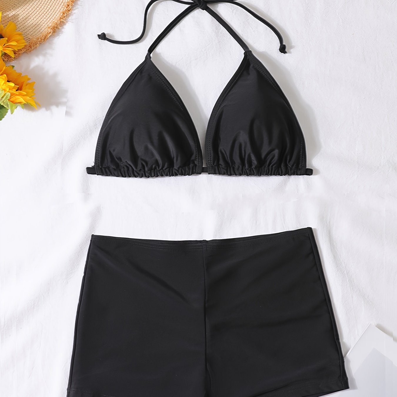 TEMU 3-point Bikini Top, Conservative Sexy Hot Pants