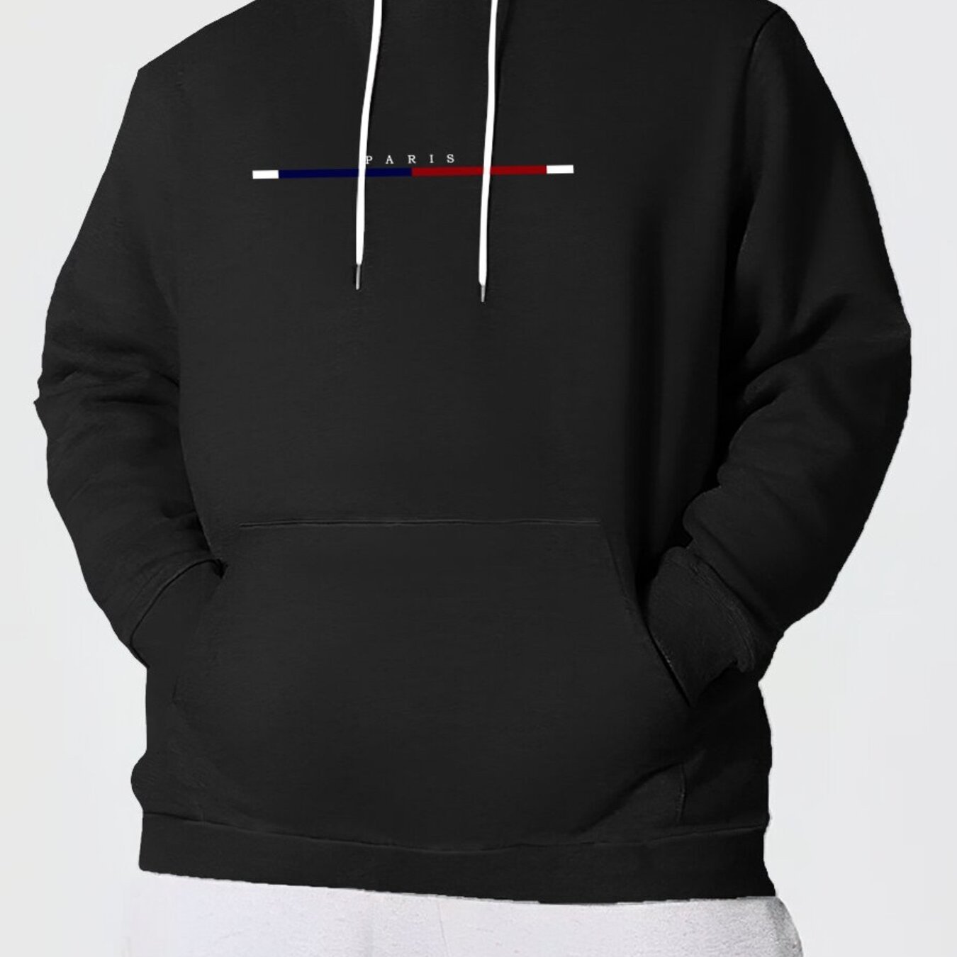 TEMU Print, Men's Casual And Cozy Hoodies, Trendy Long Sleeve Hooded Sweatshirt, Casual Versatile Top For Autumn Winter