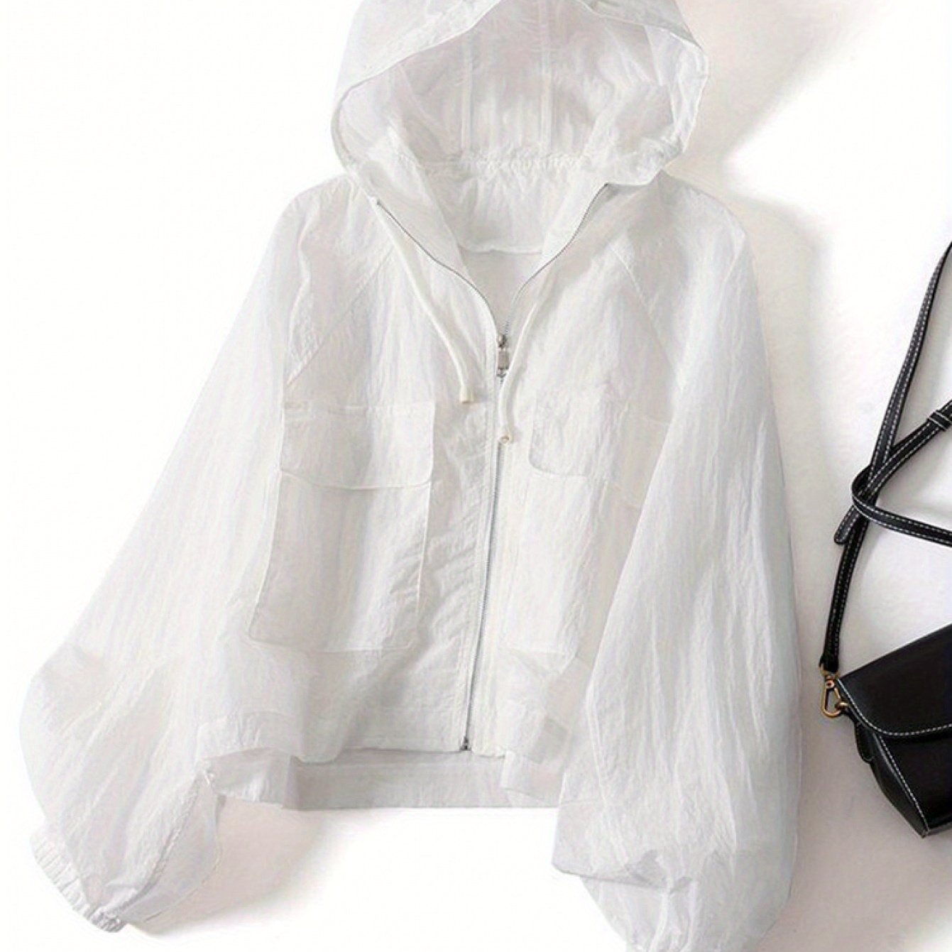 TEMU Japanese New Fashionable Lightweight Hooded Sunscreen Clothes For Women's Summer Sunscreen Shirt