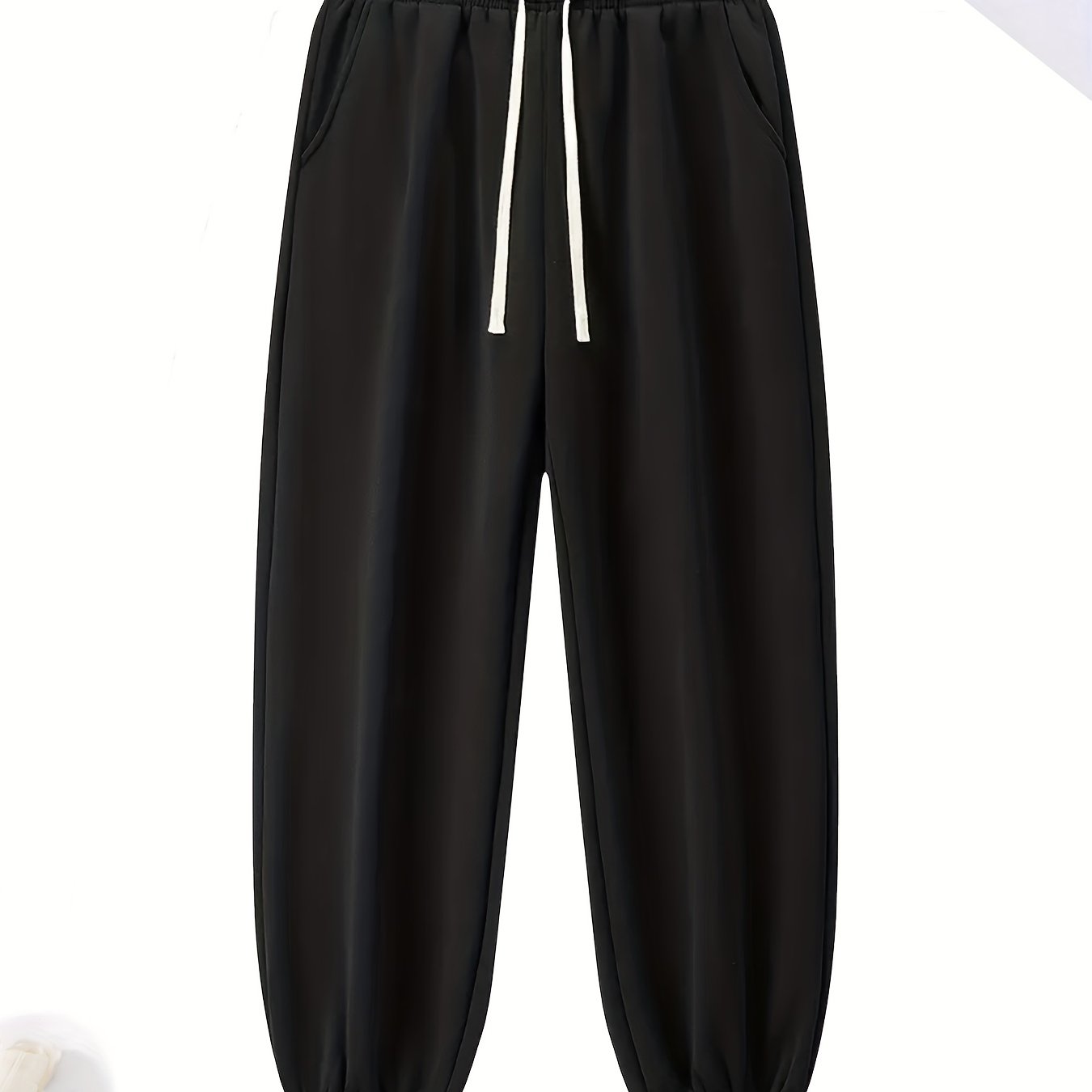 TEMU Men's Casual Sports Pants For , Joggers, Sweatpants, Trousers, Long Pants, Fitness Pants, Solid Color Regular Fit Ankle Pants, Suitable For