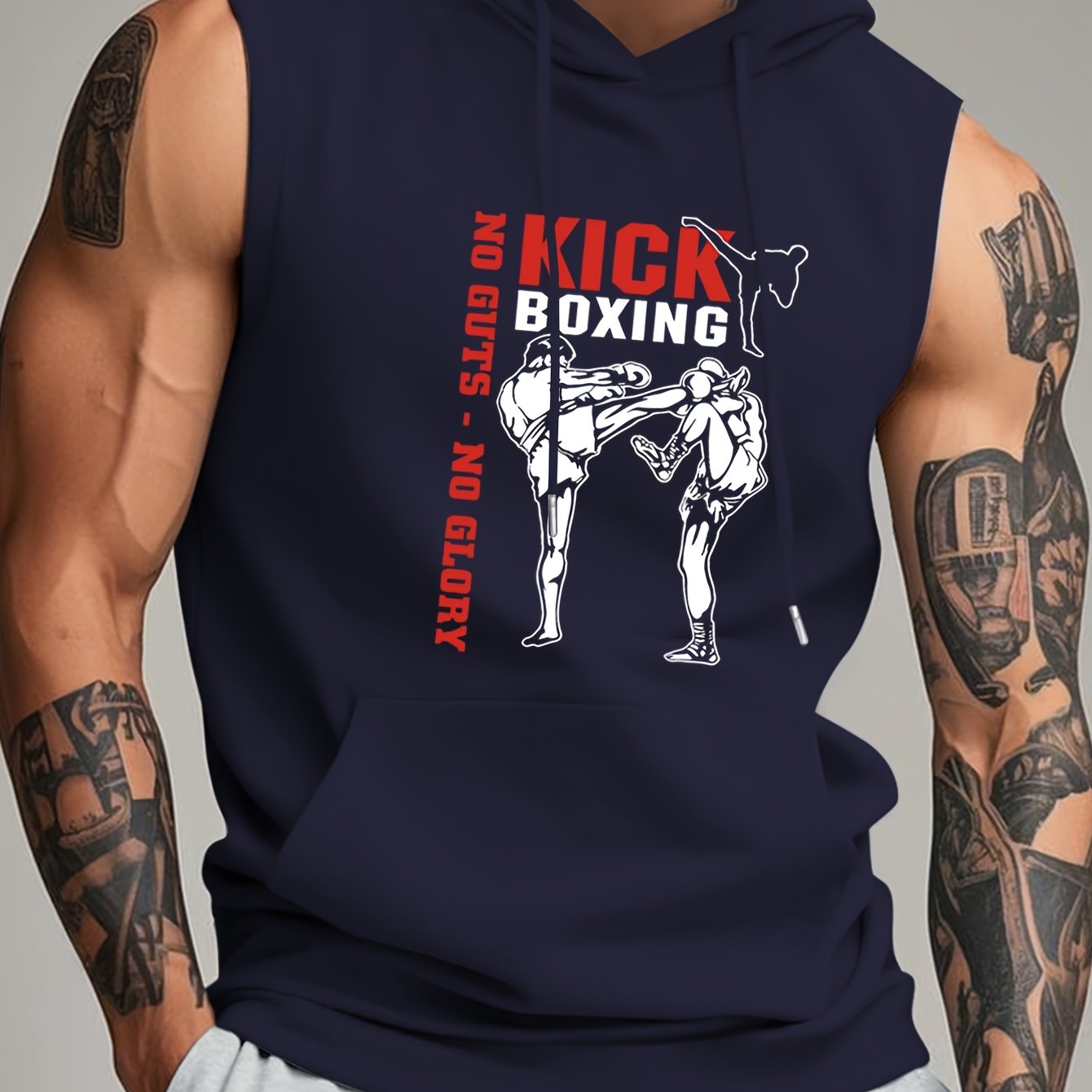 TEMU Y16k Chicago Los Angeles Boston Spring Summer Fall Trendy Simple Vacation Elastic Sporty Hooded Vest For Men In Multiple Colors