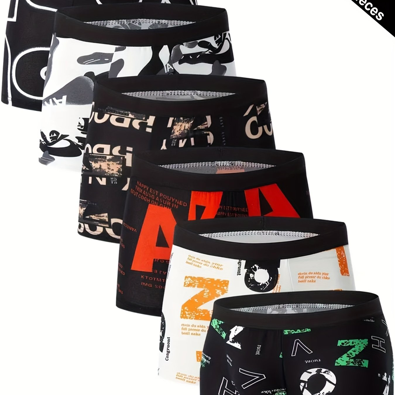 Image of Random 1 Piece Breathable Soft Men&;s Boxer Shorts, Men&;s Athletic Style Shorts, Stretch , Men&;s Underwear, Perfect For , Breathable Comfortable Stretchy Underwear,suit To Casual And Sport Wear