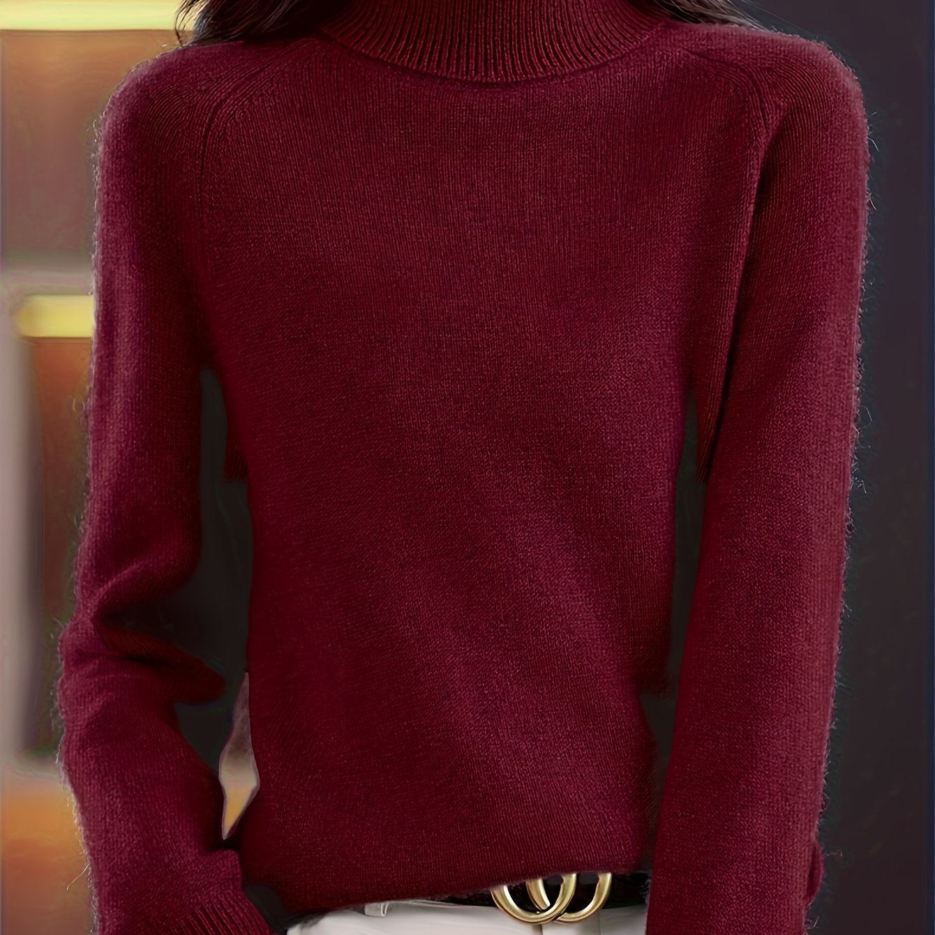 Image of New -spun Lapel Sweater For Women, Cardigan, Warm Base Layer, Loose Top